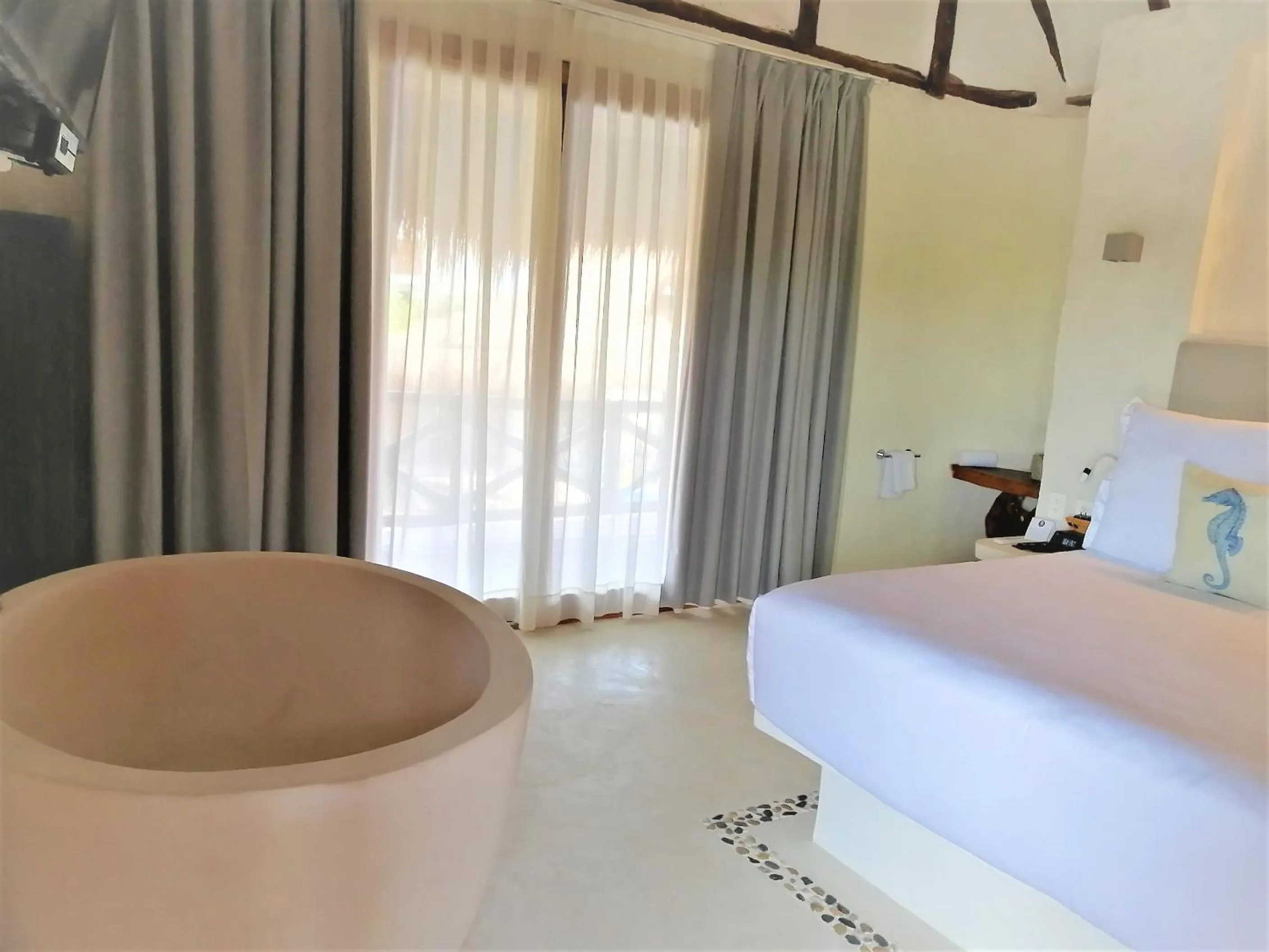 Bedroom, Bed in Soho Boutique Holbox - Adults Only
