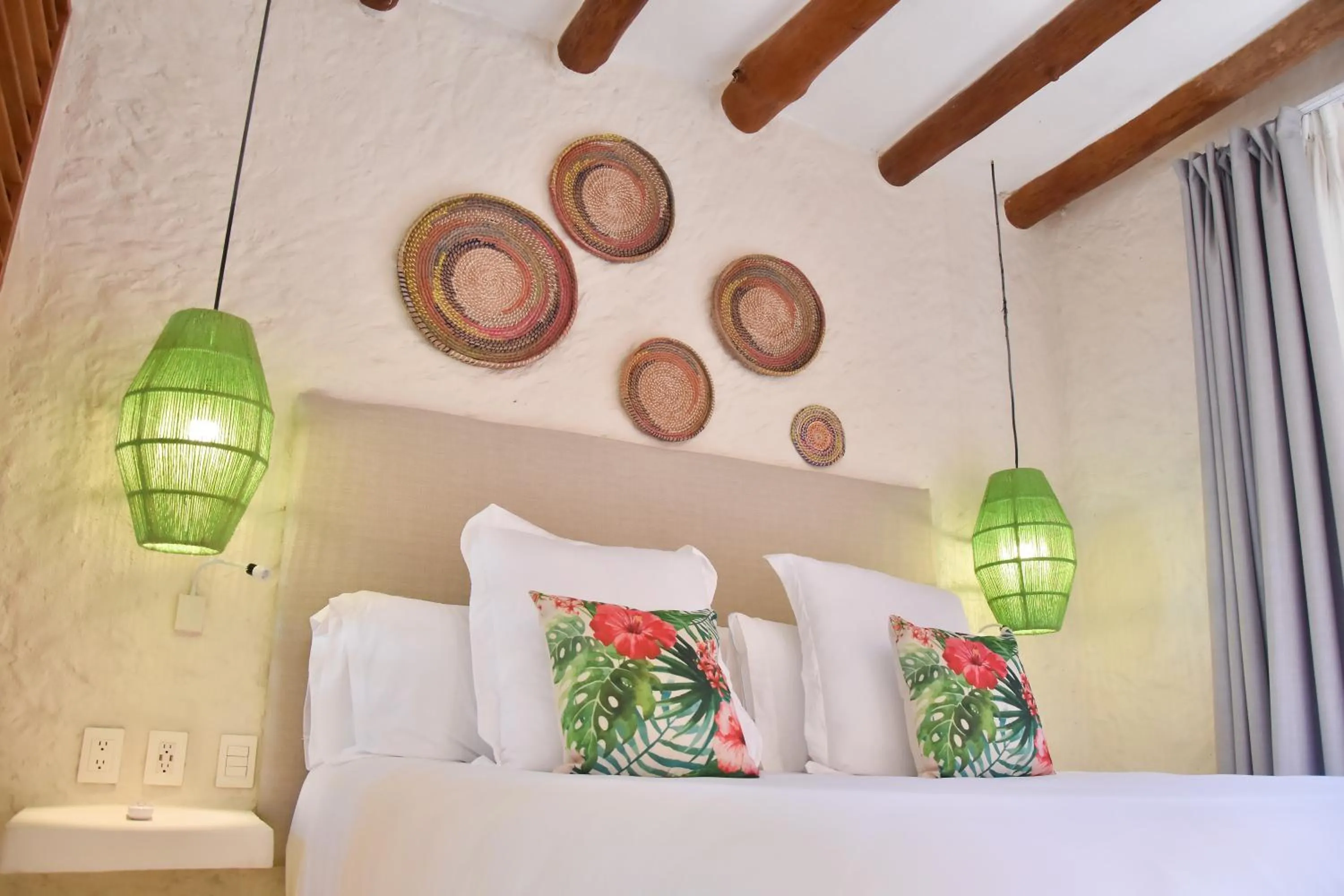 Decorative detail, Bed in Soho Boutique Holbox - Adults Only