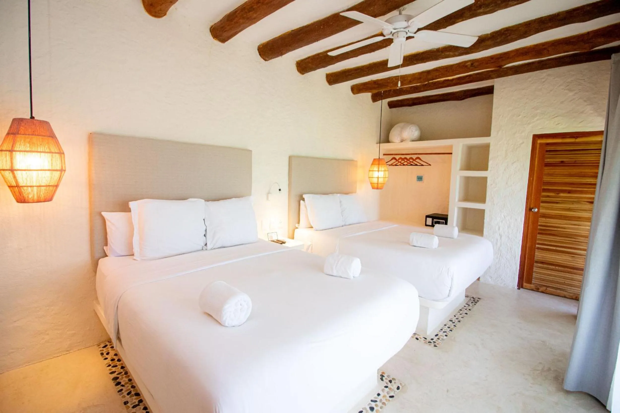 Bedroom, Bed in Soho Boutique Holbox - Adults Only