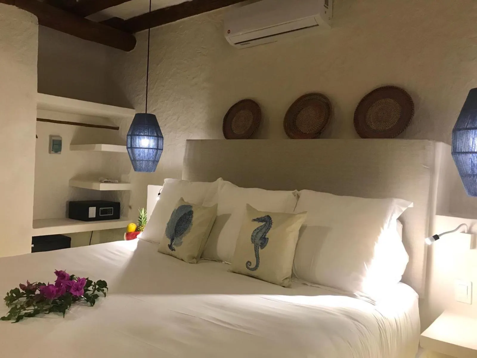 Bedroom, Bed in Soho Boutique Holbox - Adults Only