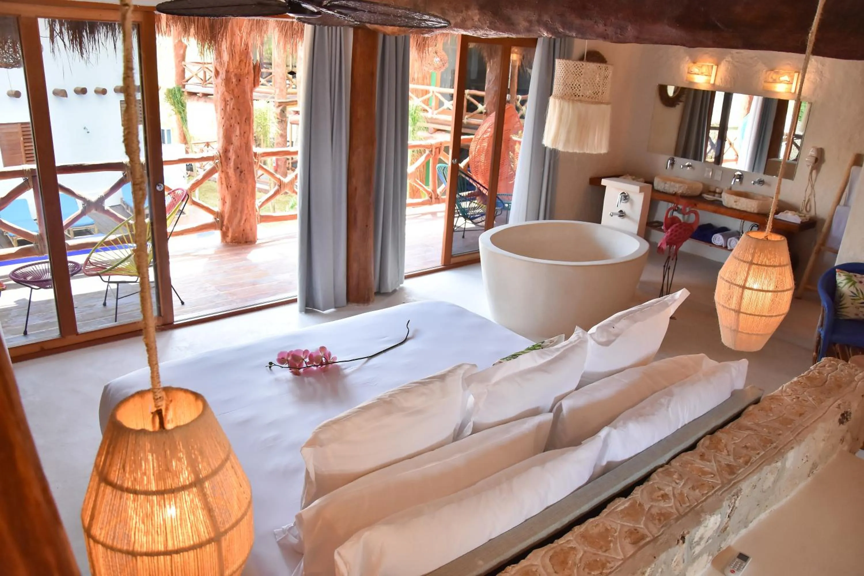 Photo of the whole room, Bed in Soho Boutique Holbox - Adults Only