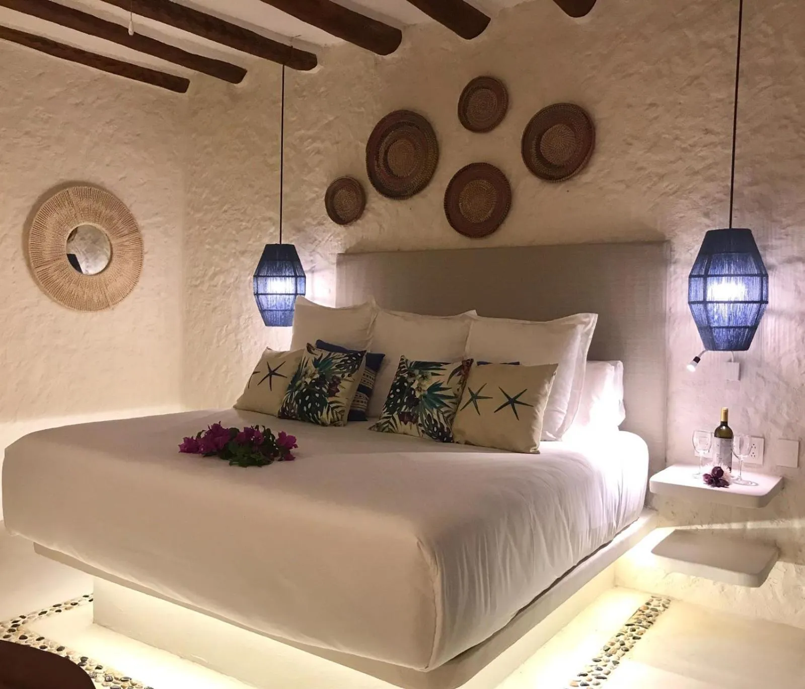 Bedroom, Bed in Soho Boutique Holbox - Adults Only