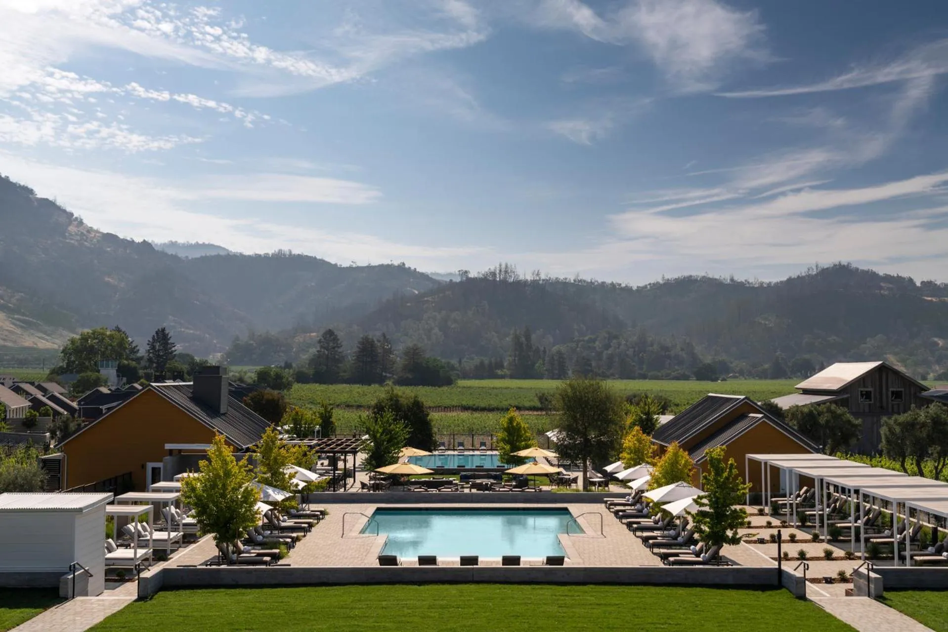 Mountain view in Four Seasons Resort Napa Valley