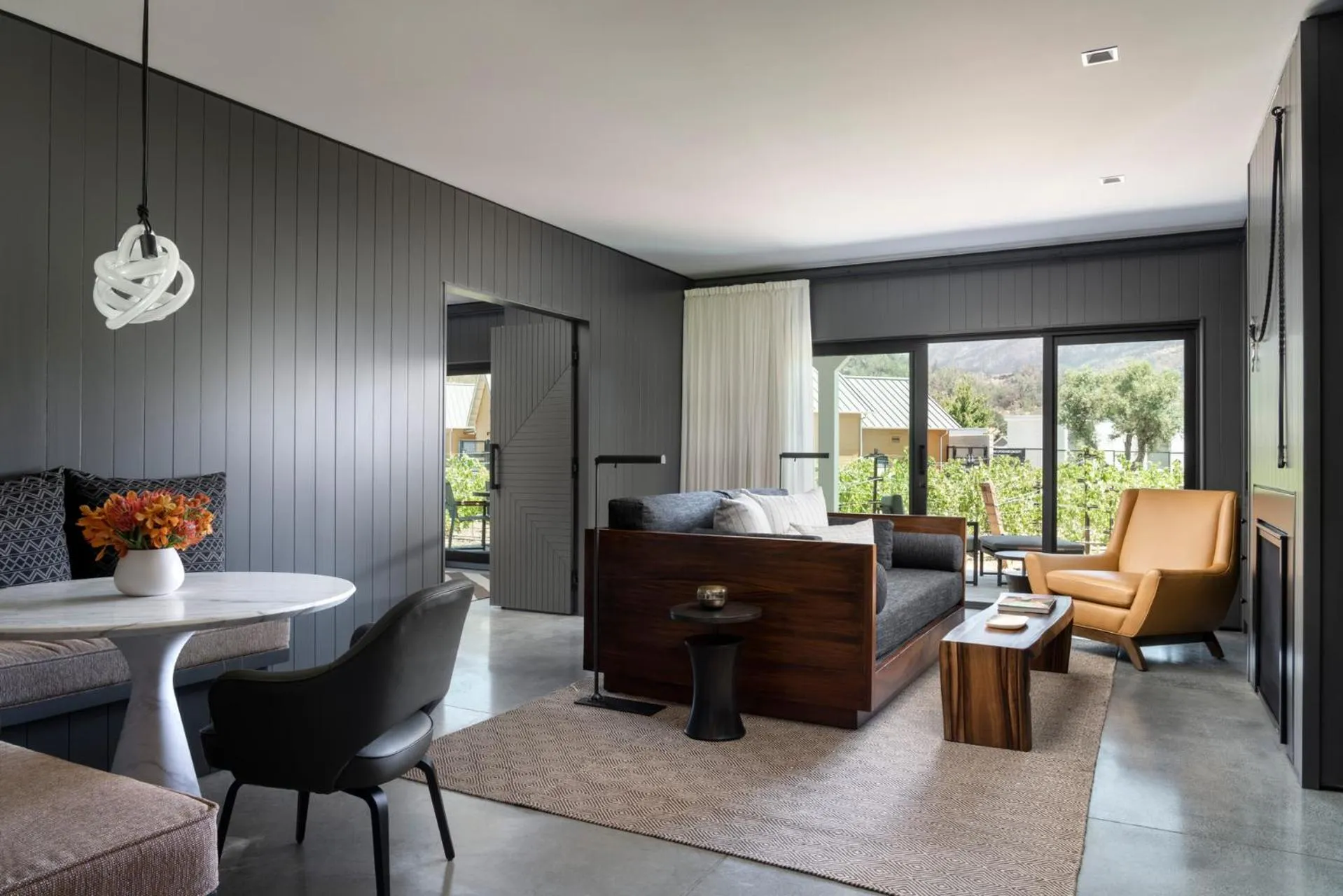 Living room in Four Seasons Resort Napa Valley