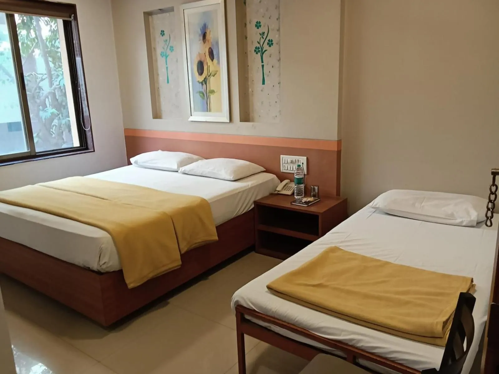 Bed in Sai Palace Express(Shirdi)