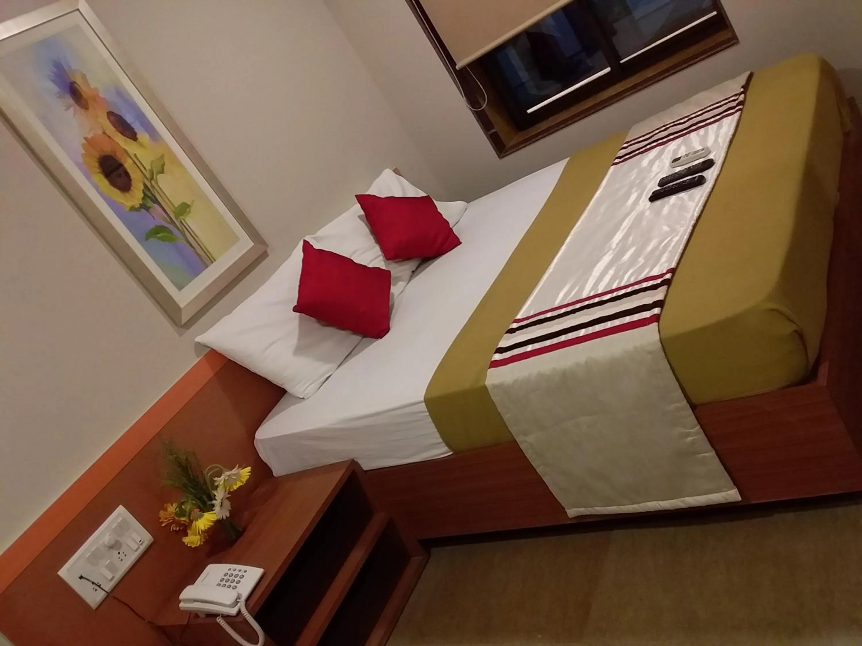 Bed in Sai Palace Express(Shirdi)