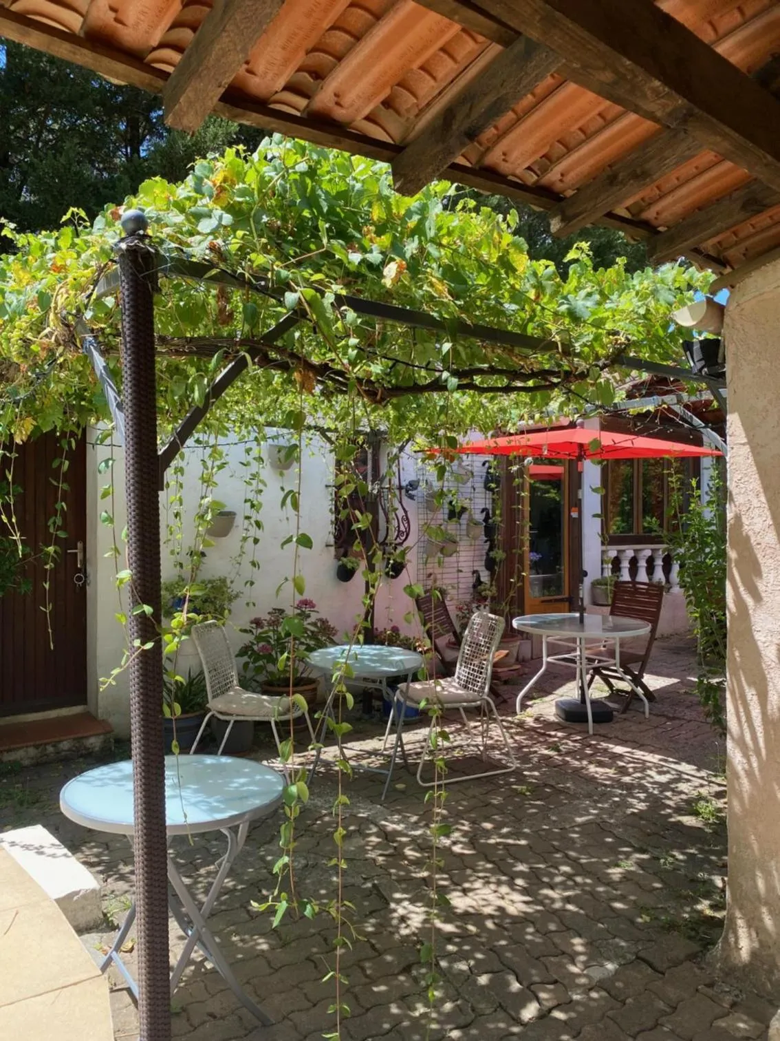 Garden in Bed & Breakfast Le Beauséjour