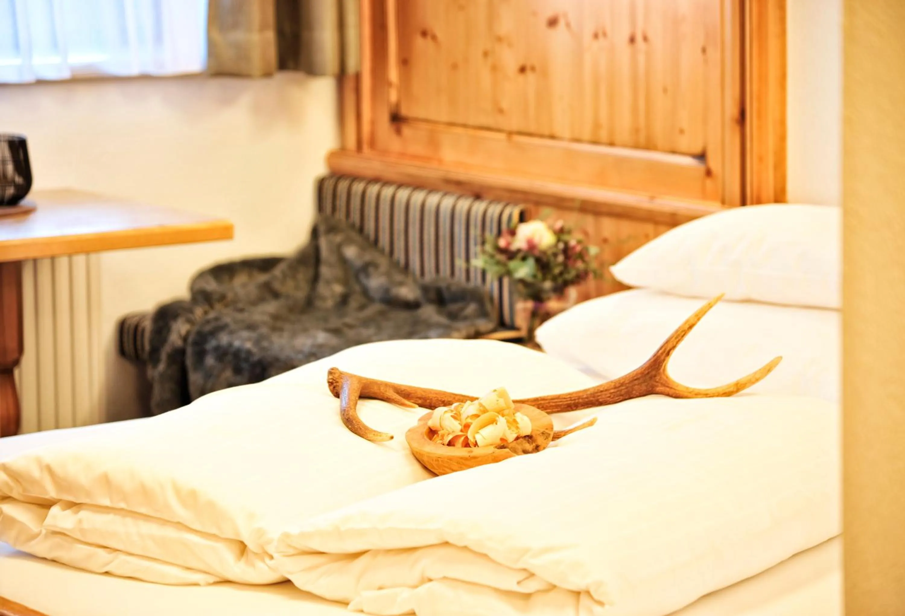 Bed in Hotel Garni Bellevue