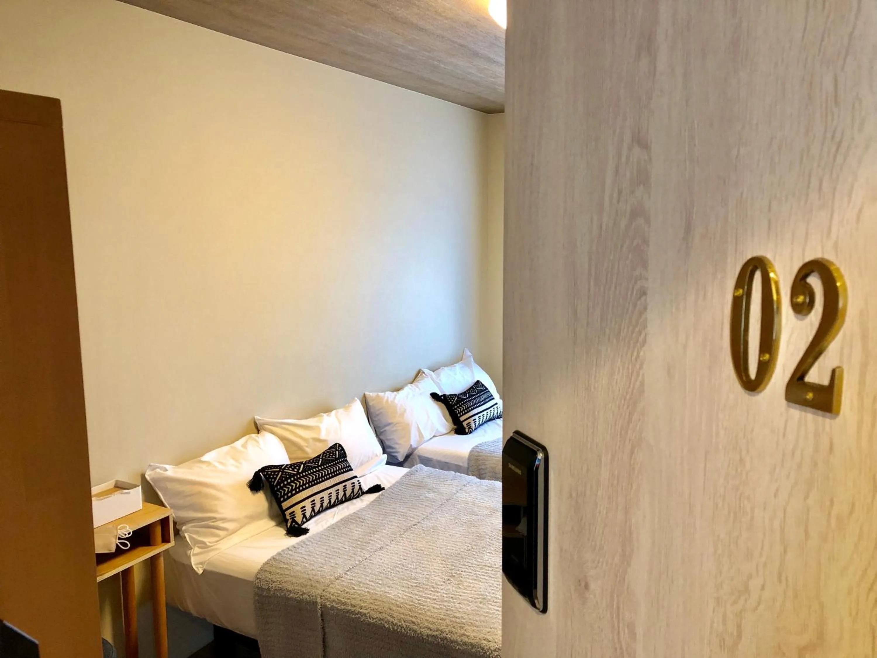 Bed in Guesthouse Koa