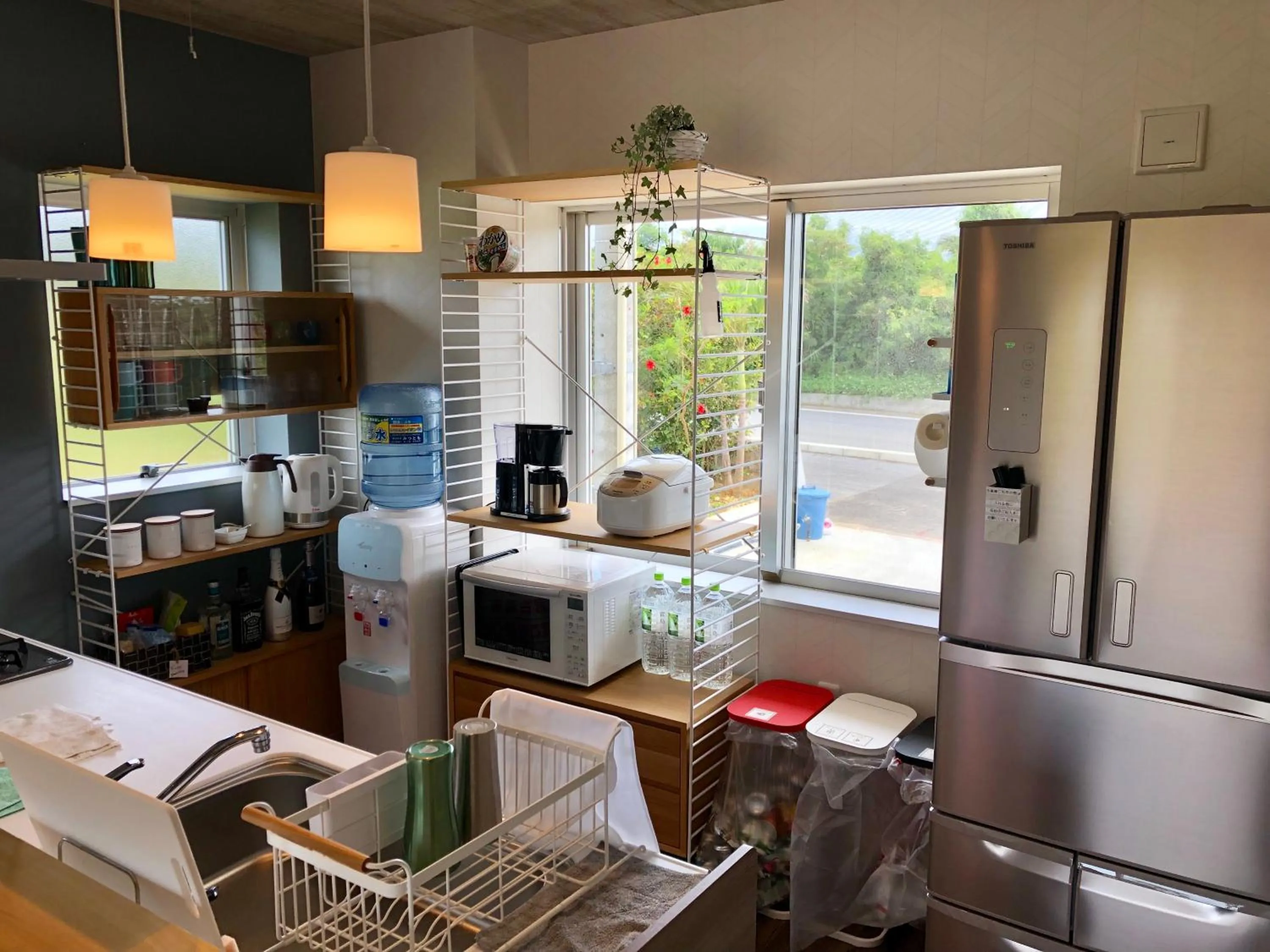 Kitchen or kitchenette in Guesthouse Koa