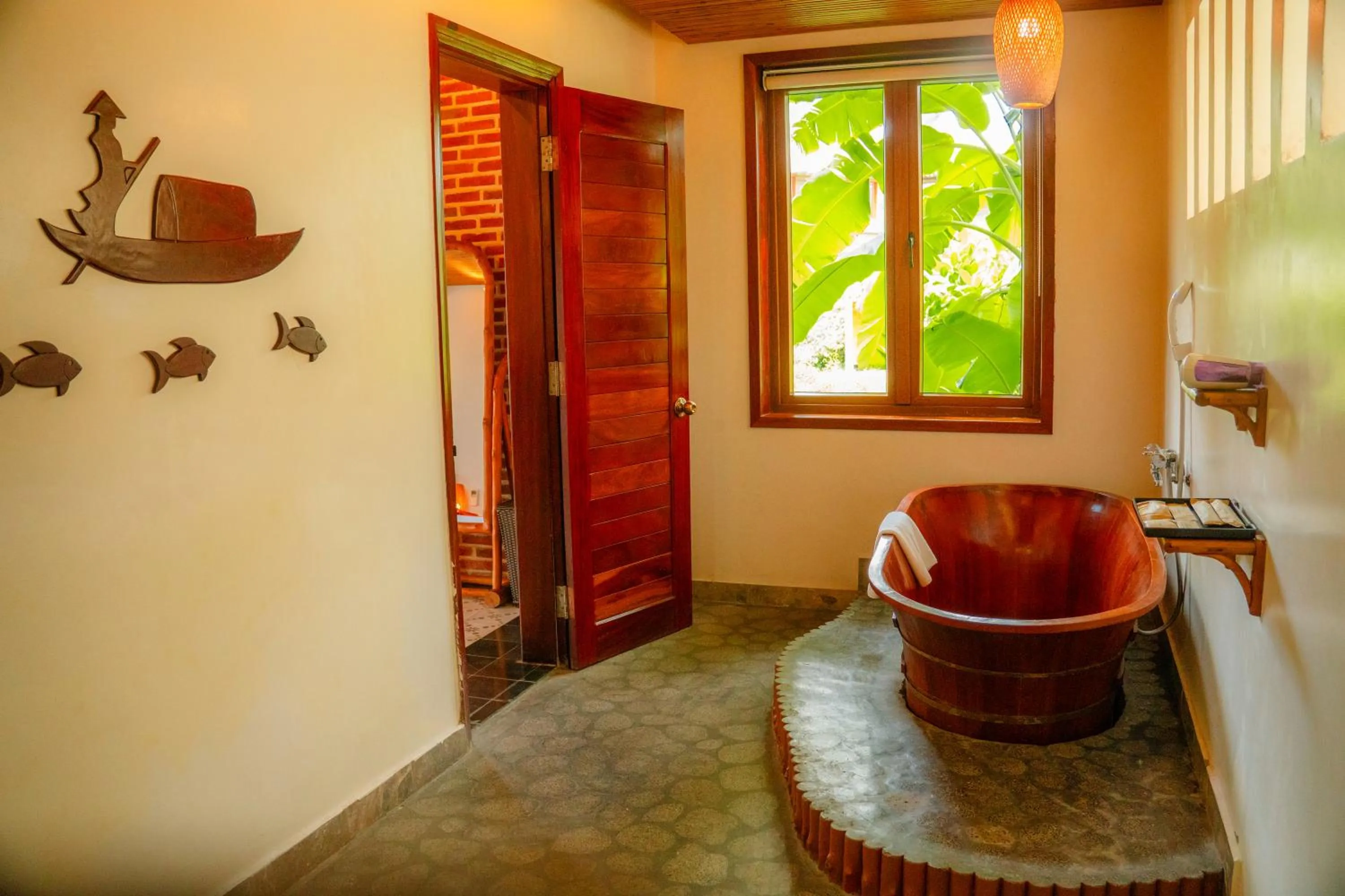 Bathroom in Can Tho Ecolodge