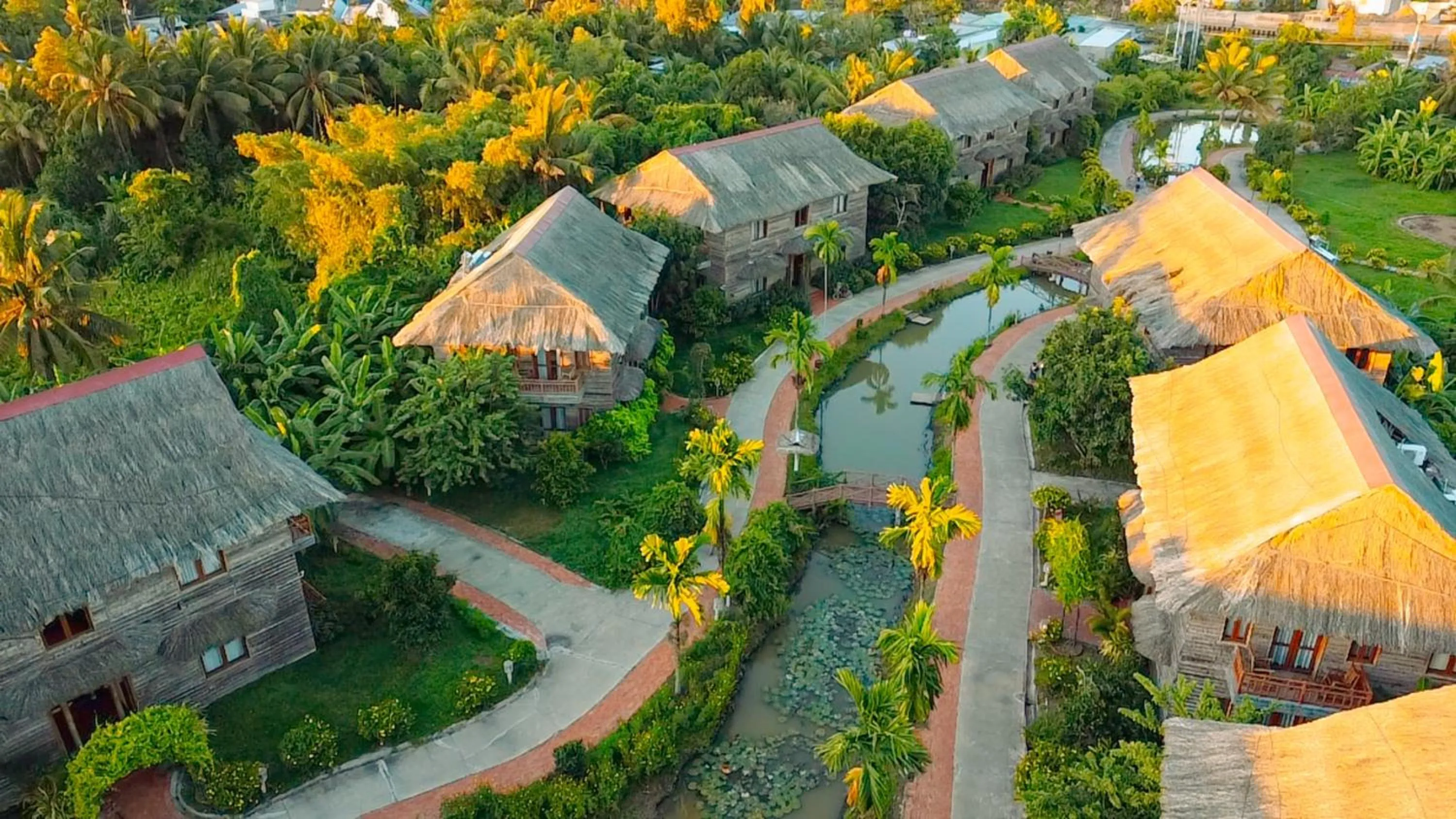 Bird's eye view in Can Tho Ecolodge