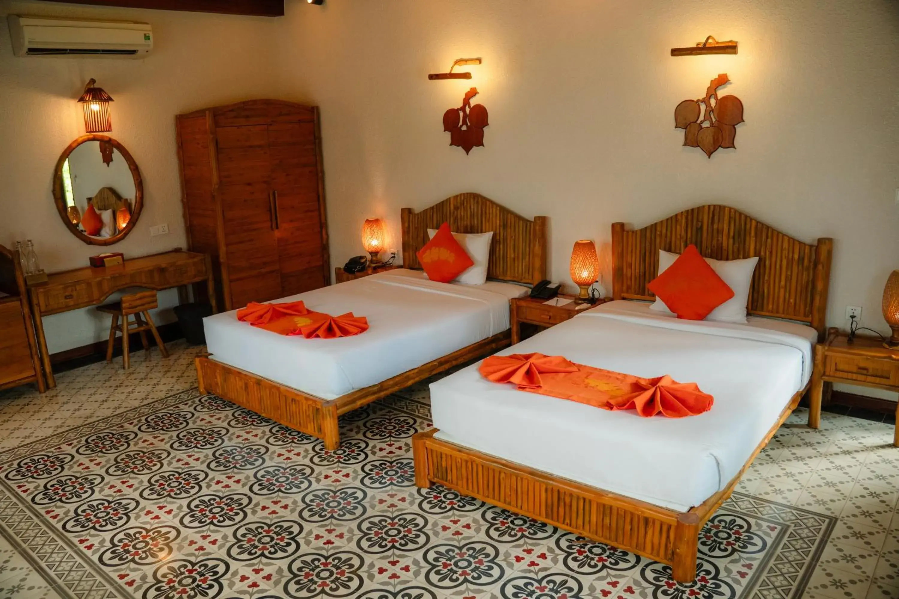 Deluxe Twin Room in Can Tho Ecolodge Deluxe Twin Room in Can Tho Ecolodge