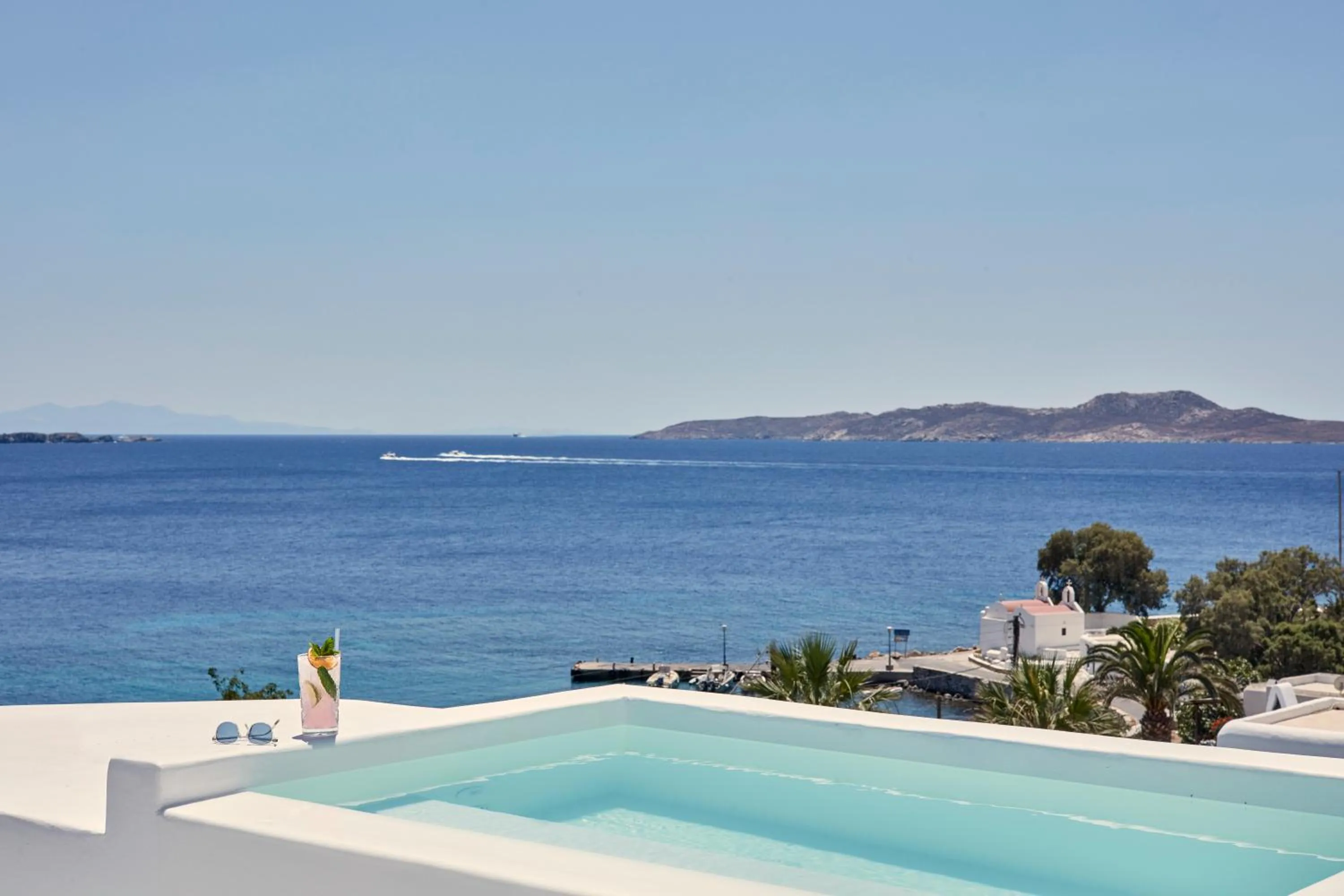 Balcony/Terrace in Katikies Mykonos - The Leading Hotels of the World