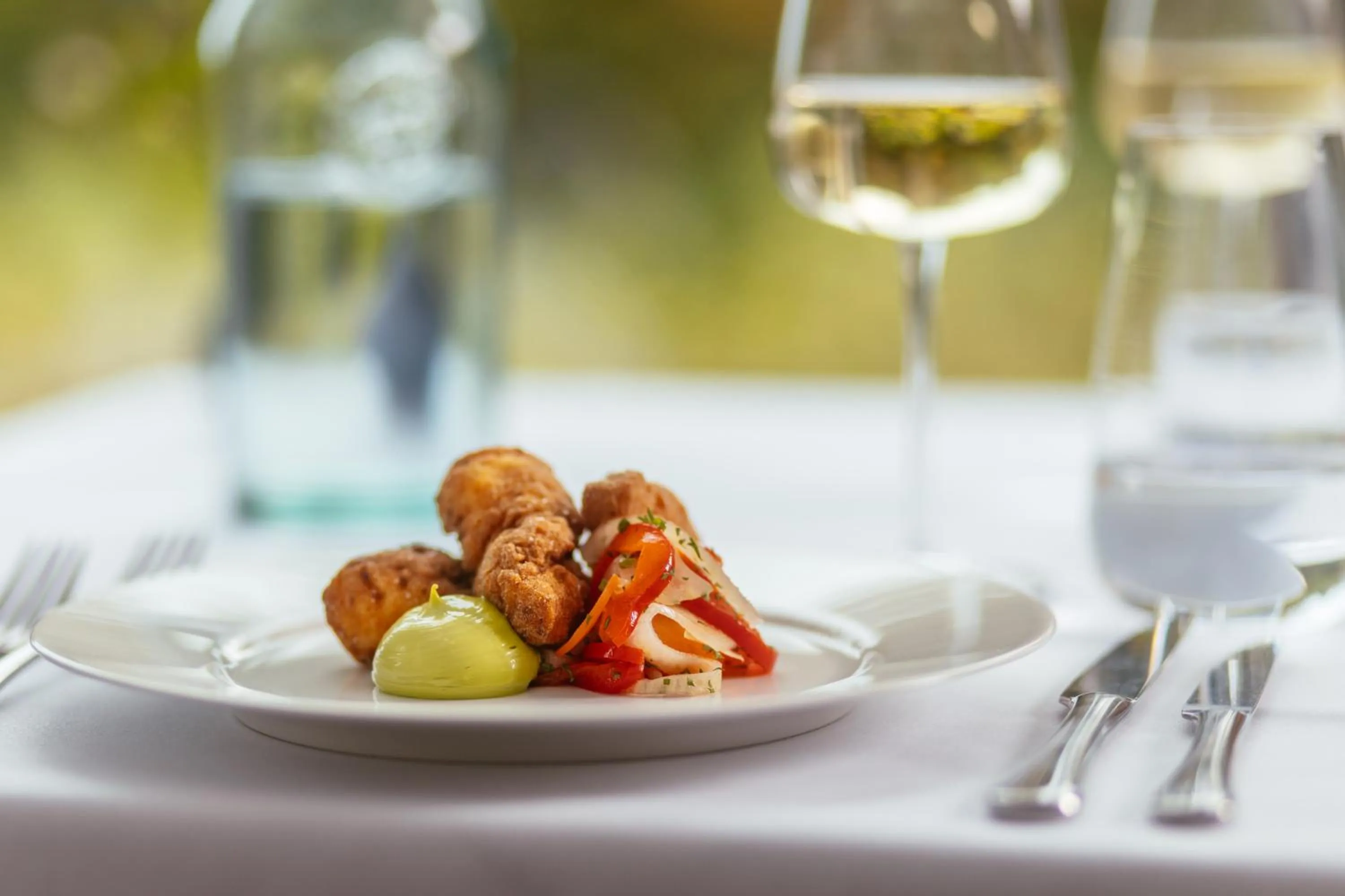 Food close-up in Hotel Meudon