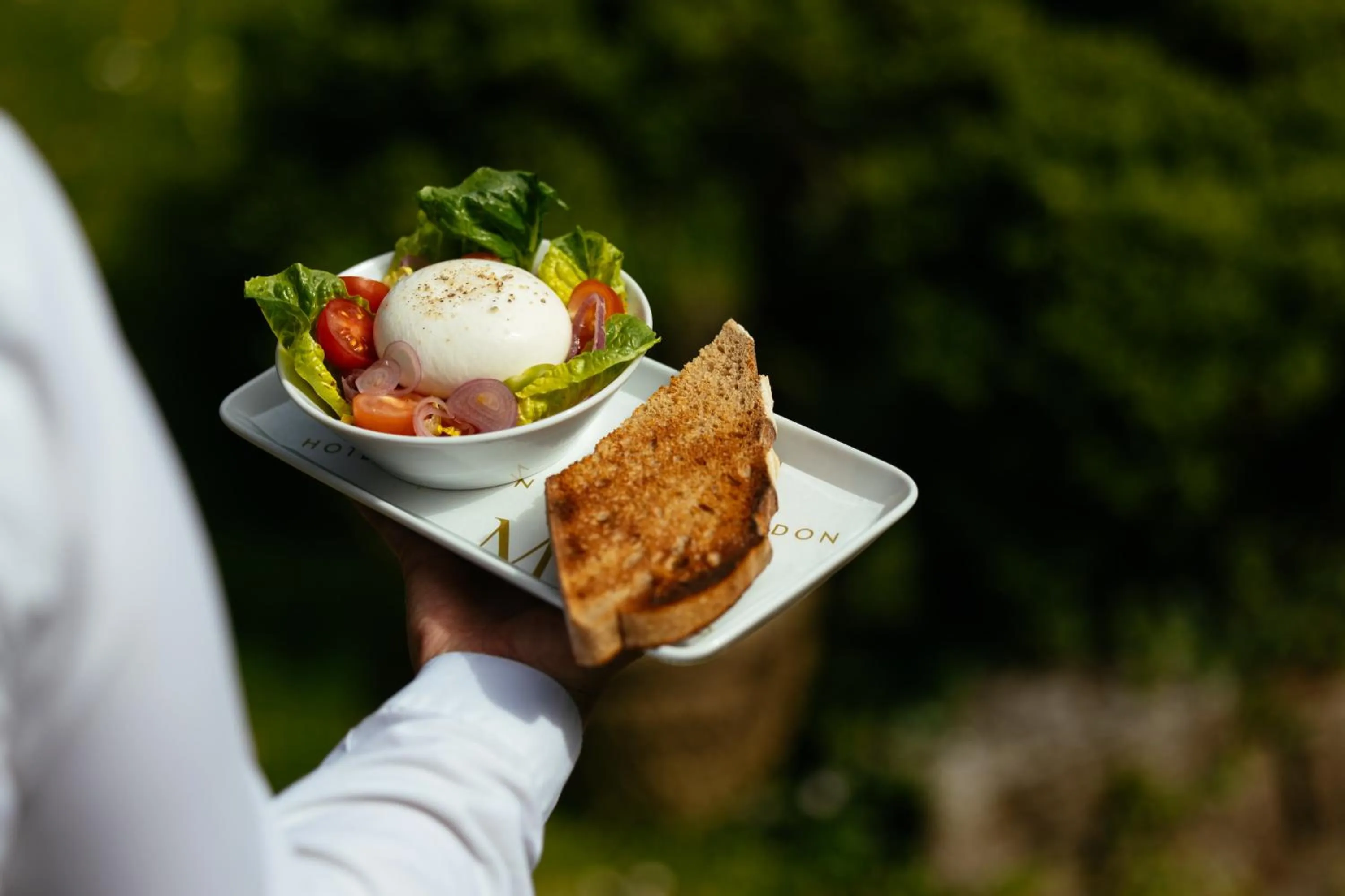 Food close-up in Hotel Meudon