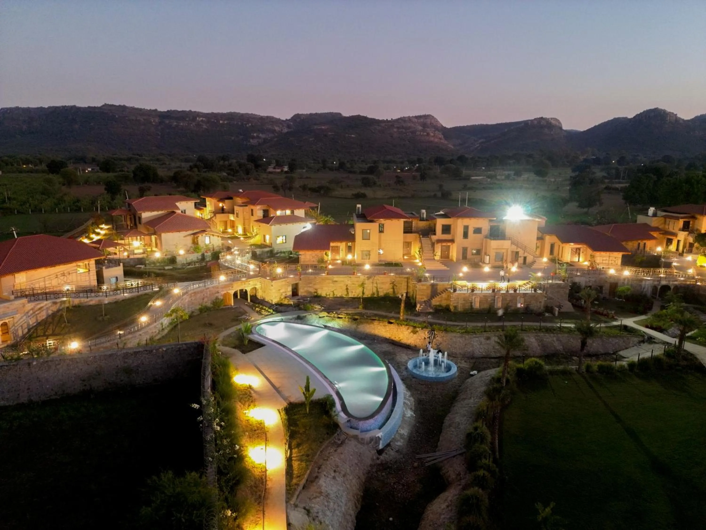 Property building in AamaGhati Wildlife Resort, Ranthambore