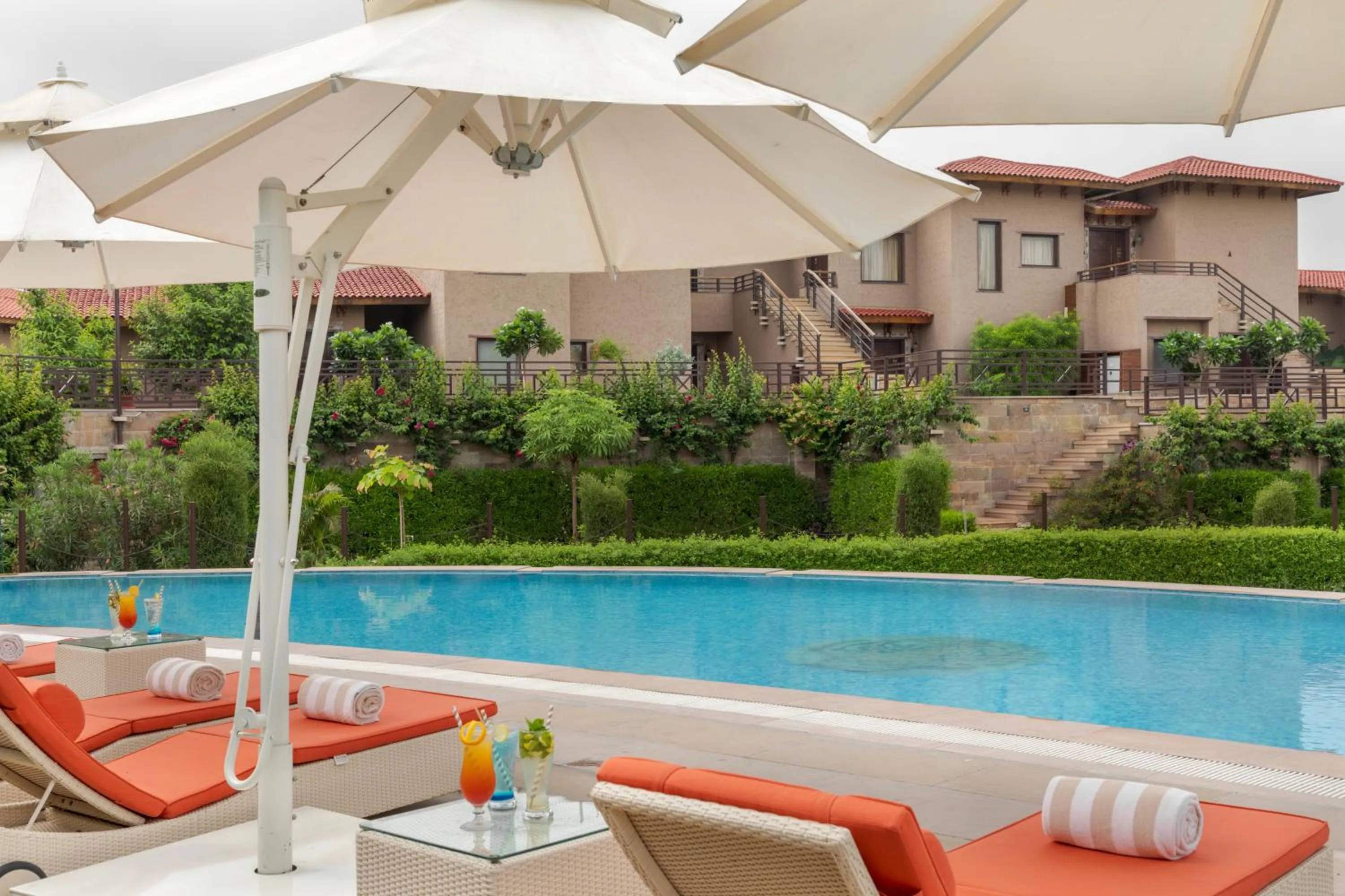 Swimming pool in AamaGhati Wildlife Resort, Ranthambore