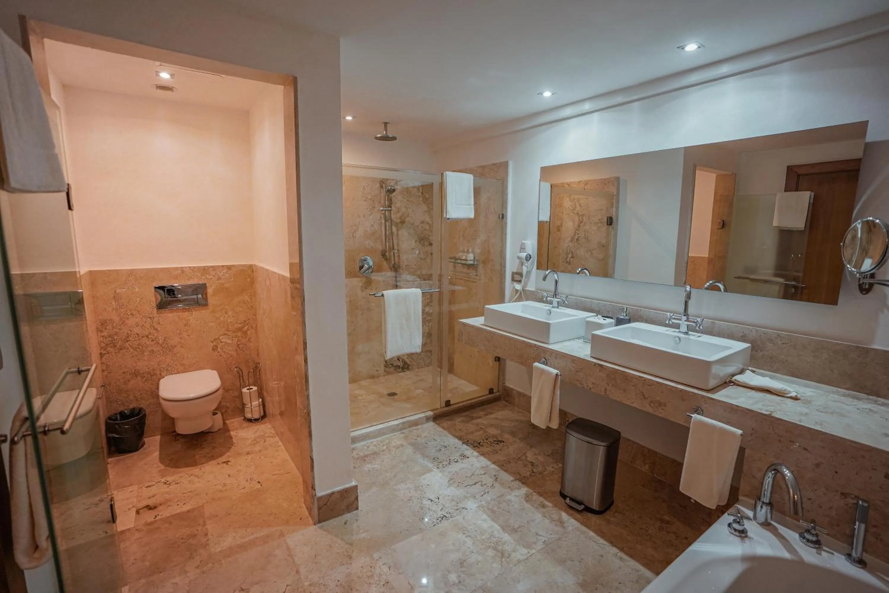 Bathroom in La Amada condo with Marina View