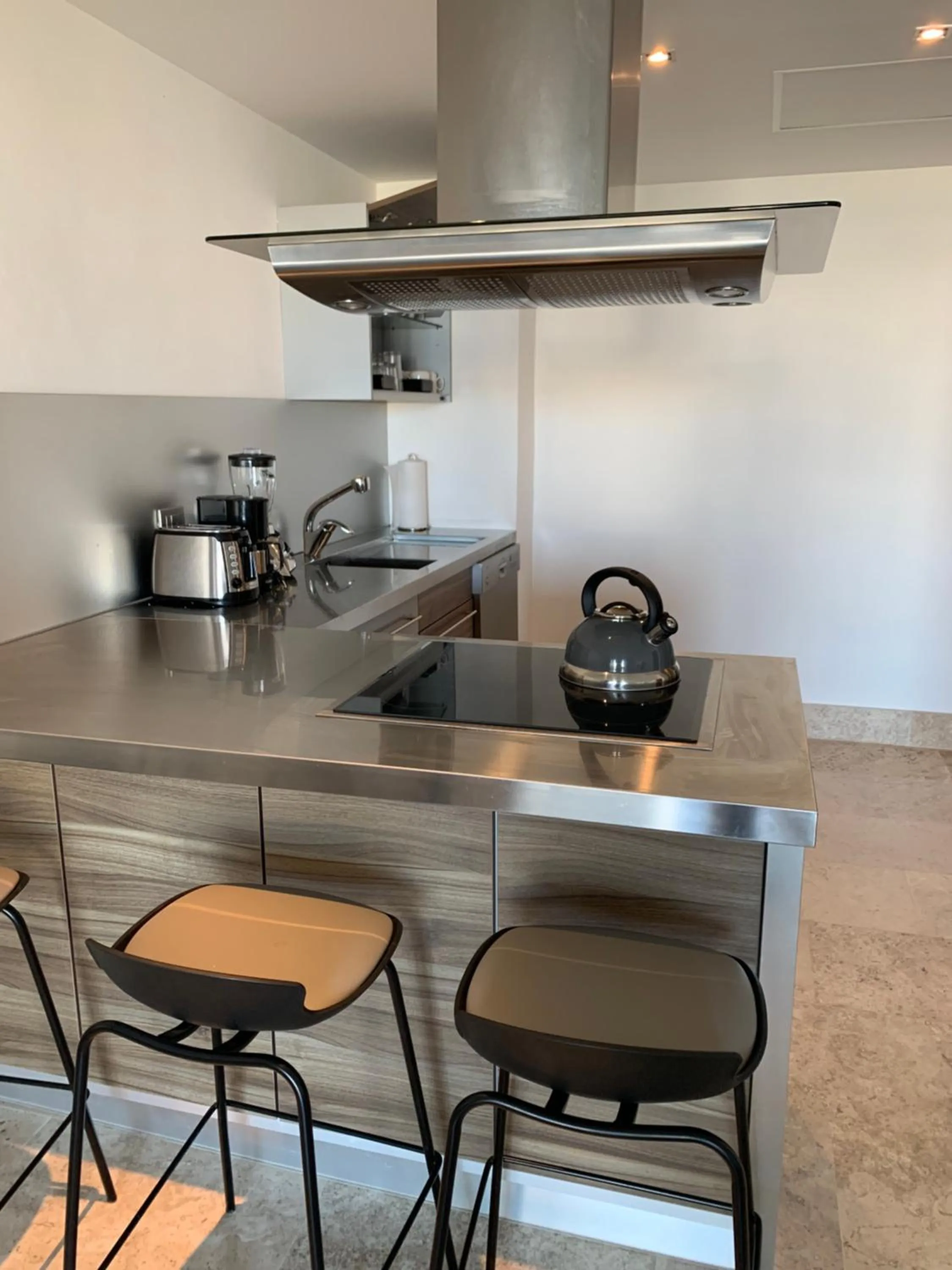Kitchen or kitchenette in La Amada condo with Marina View