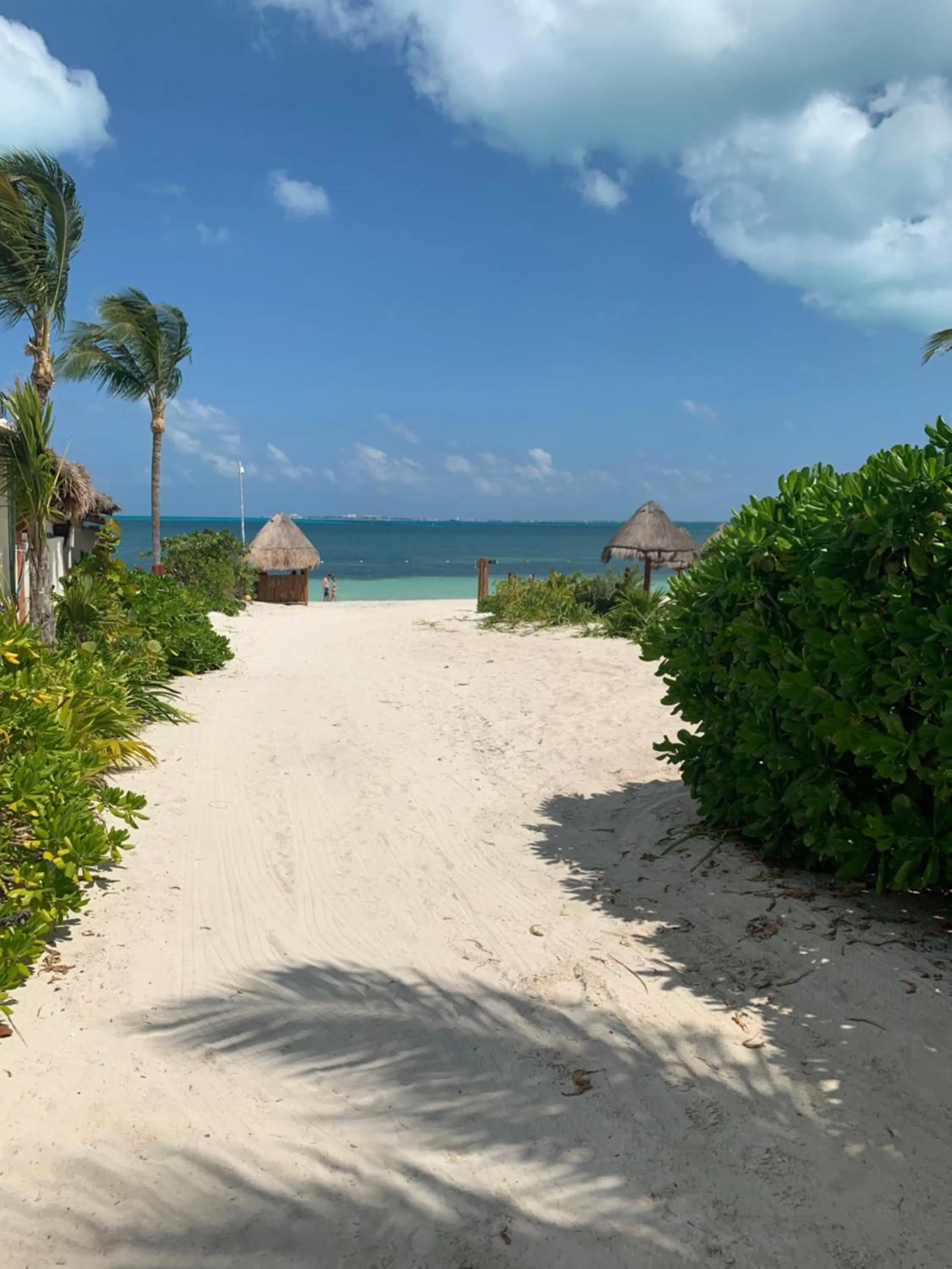 Beach in La Amada condo with Marina View