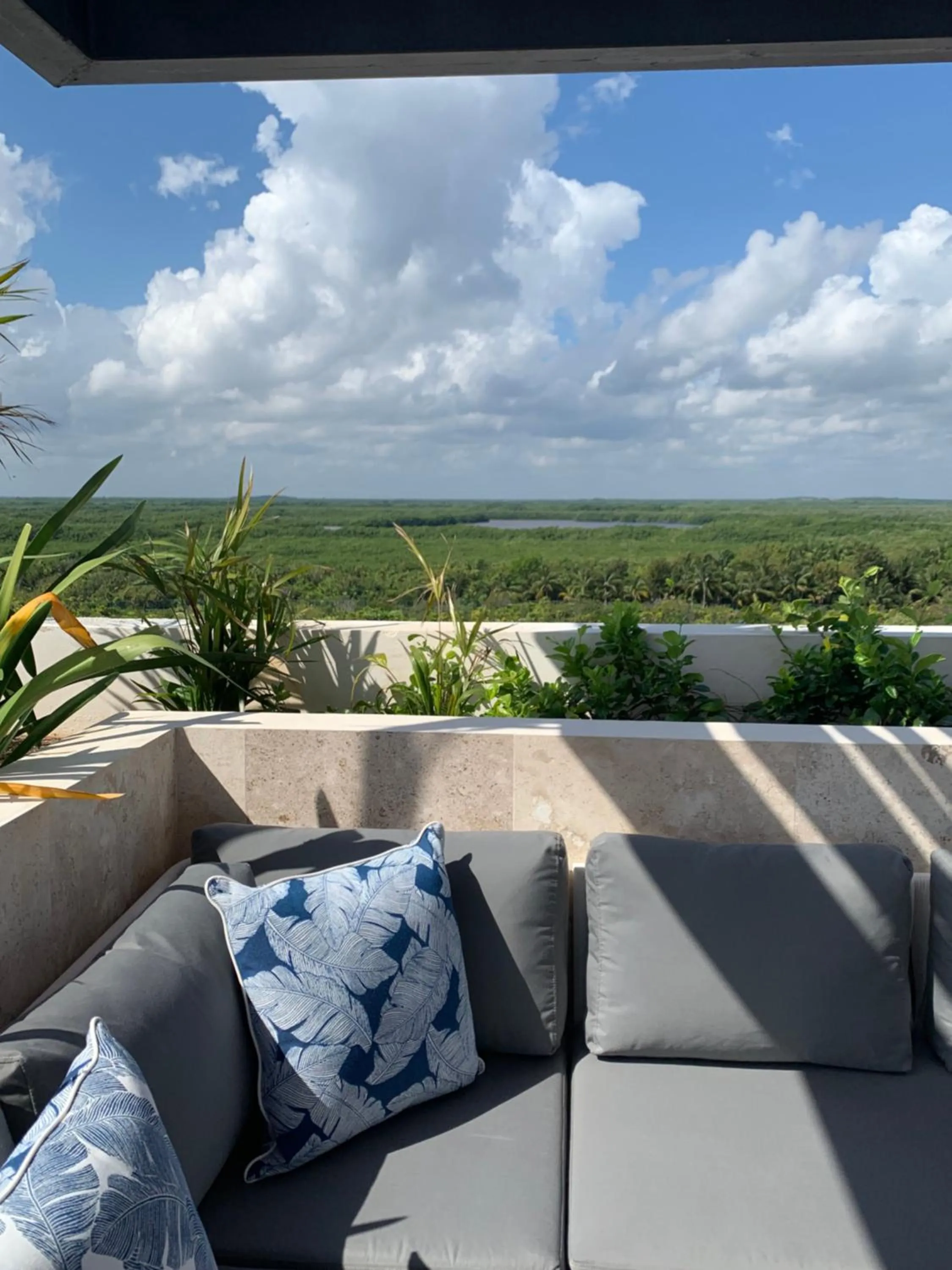 Swimming pool in La Amada condo with Marina View