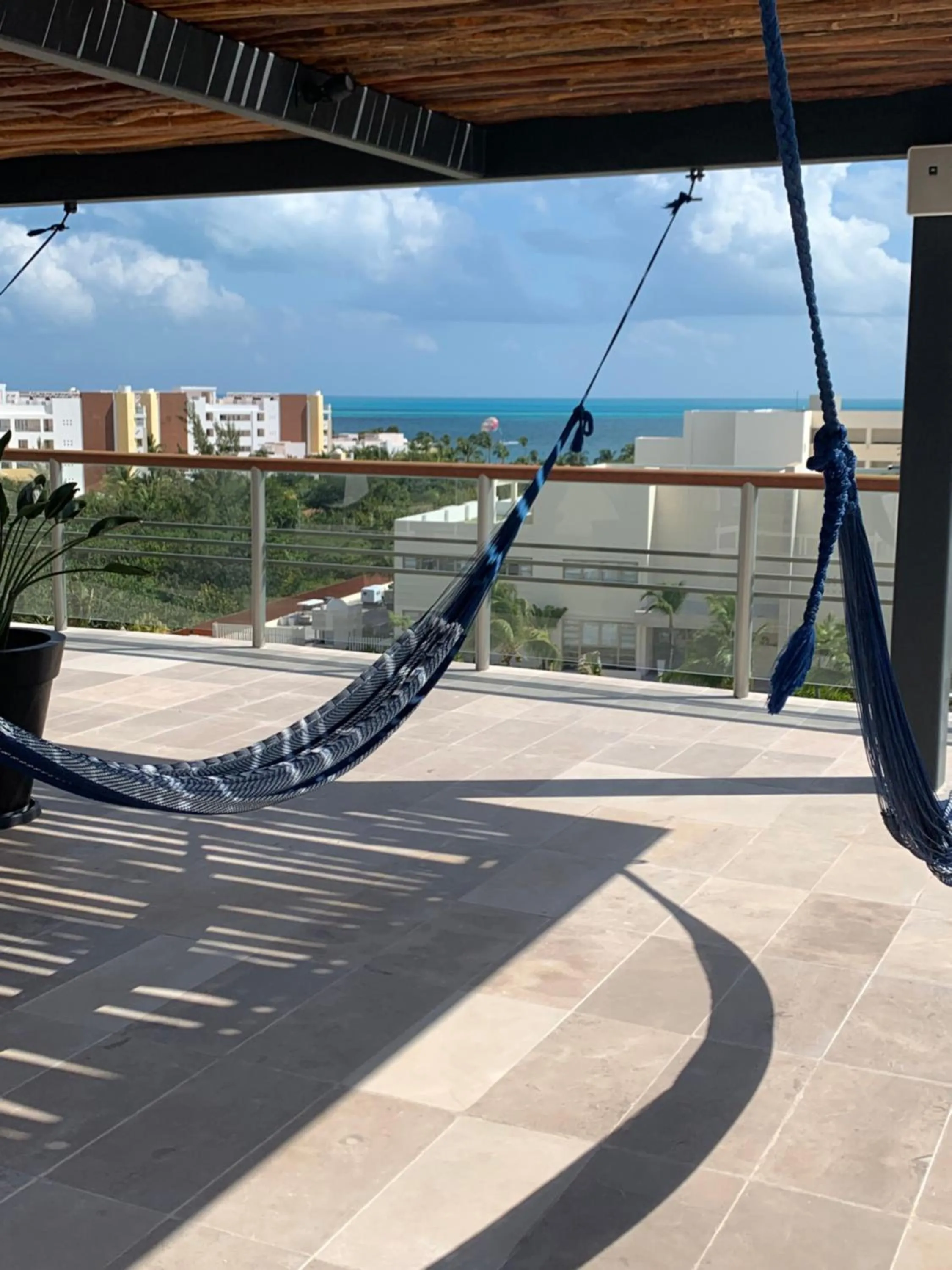 Balcony/Terrace in La Amada condo with Marina View