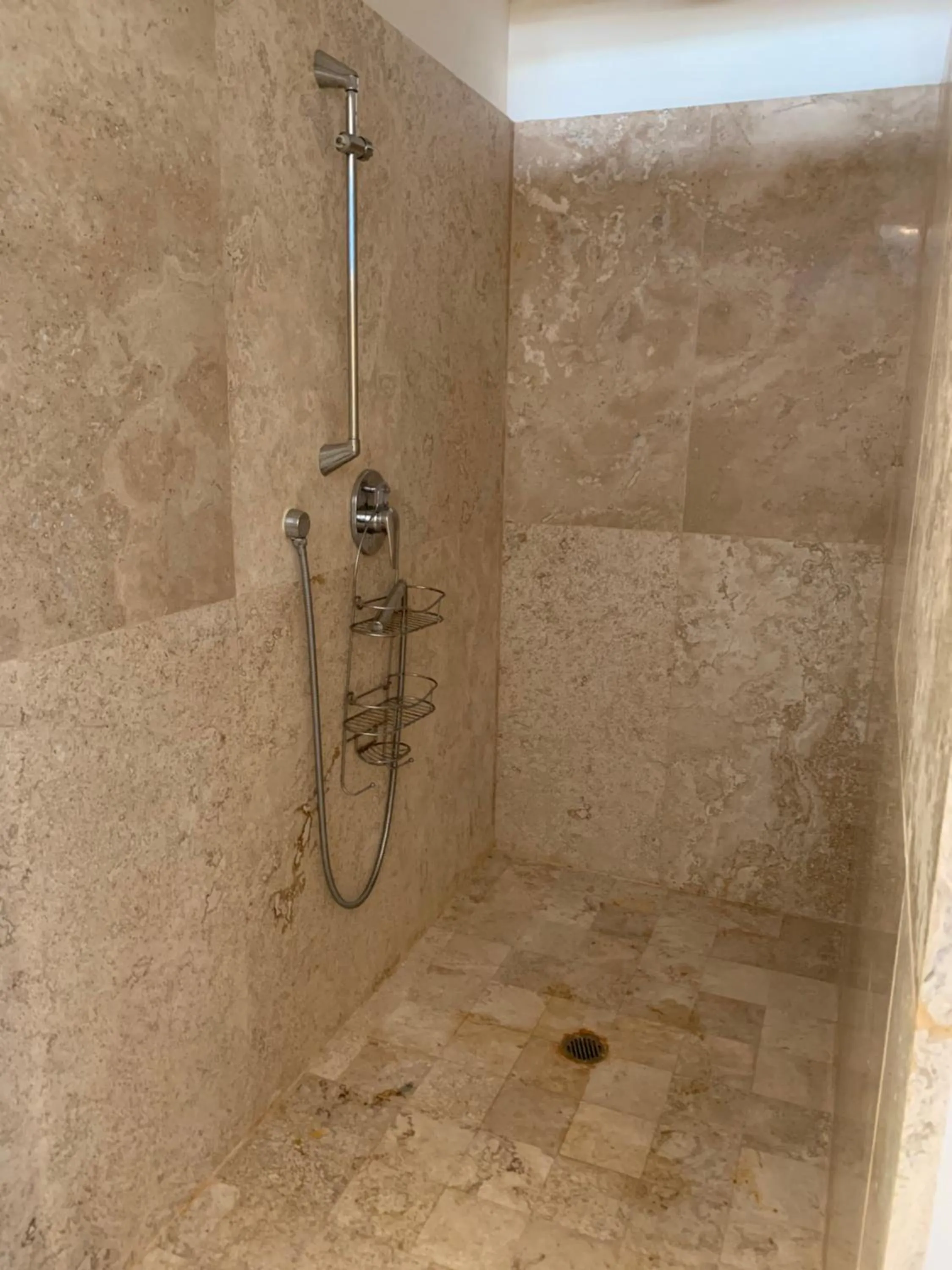 Shower in La Amada condo with Marina View