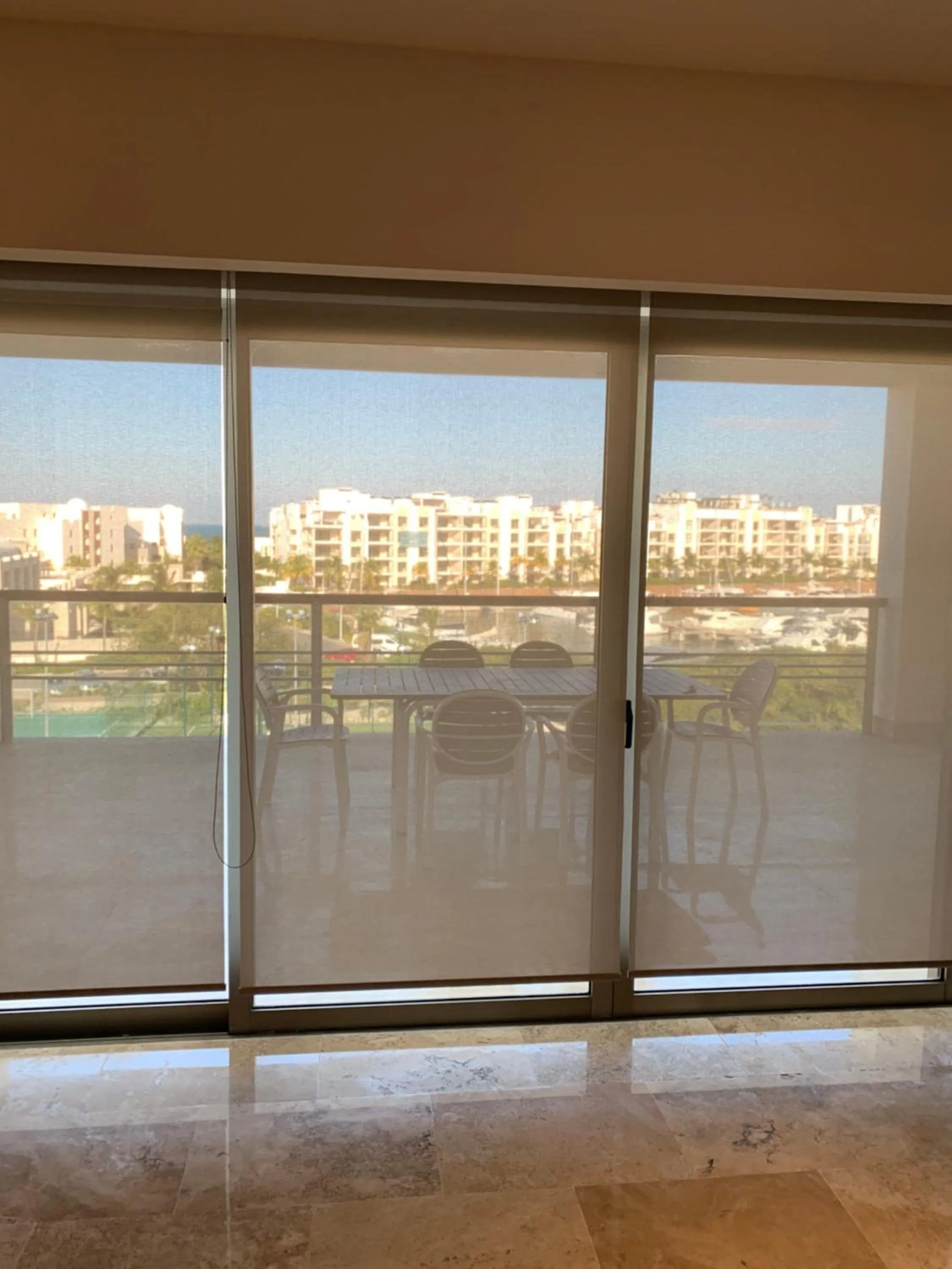 Balcony/Terrace in La Amada condo with Marina View