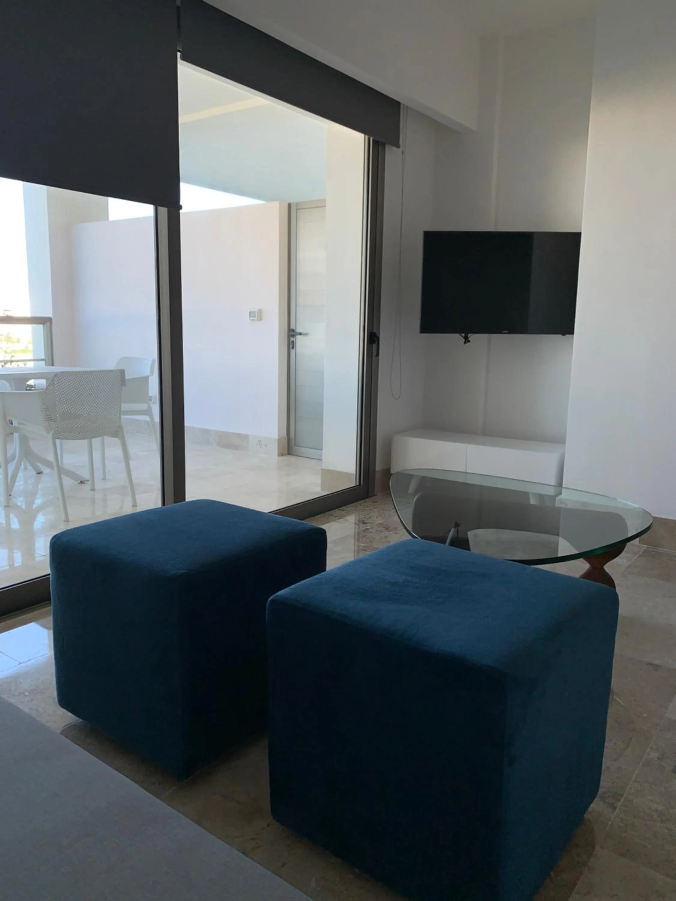 Bedroom in La Amada condo with Marina View