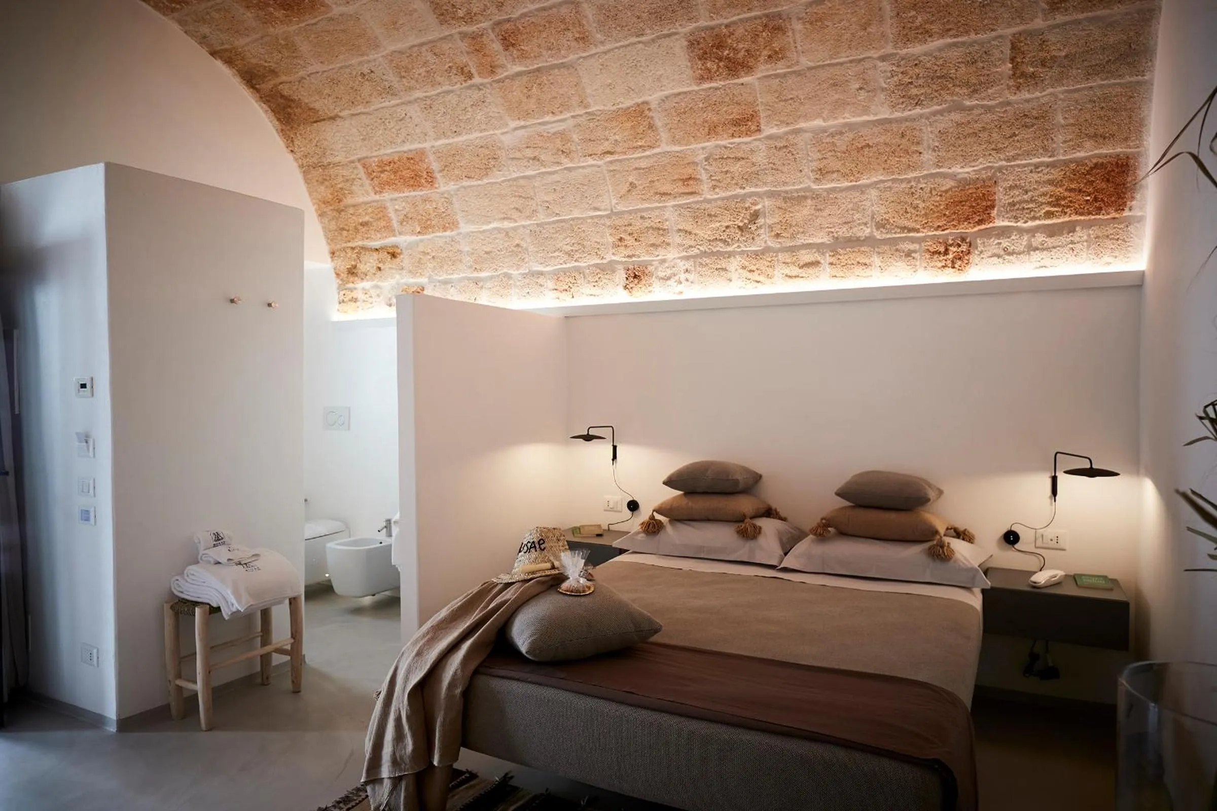 Bed in Musae Relais & SPA