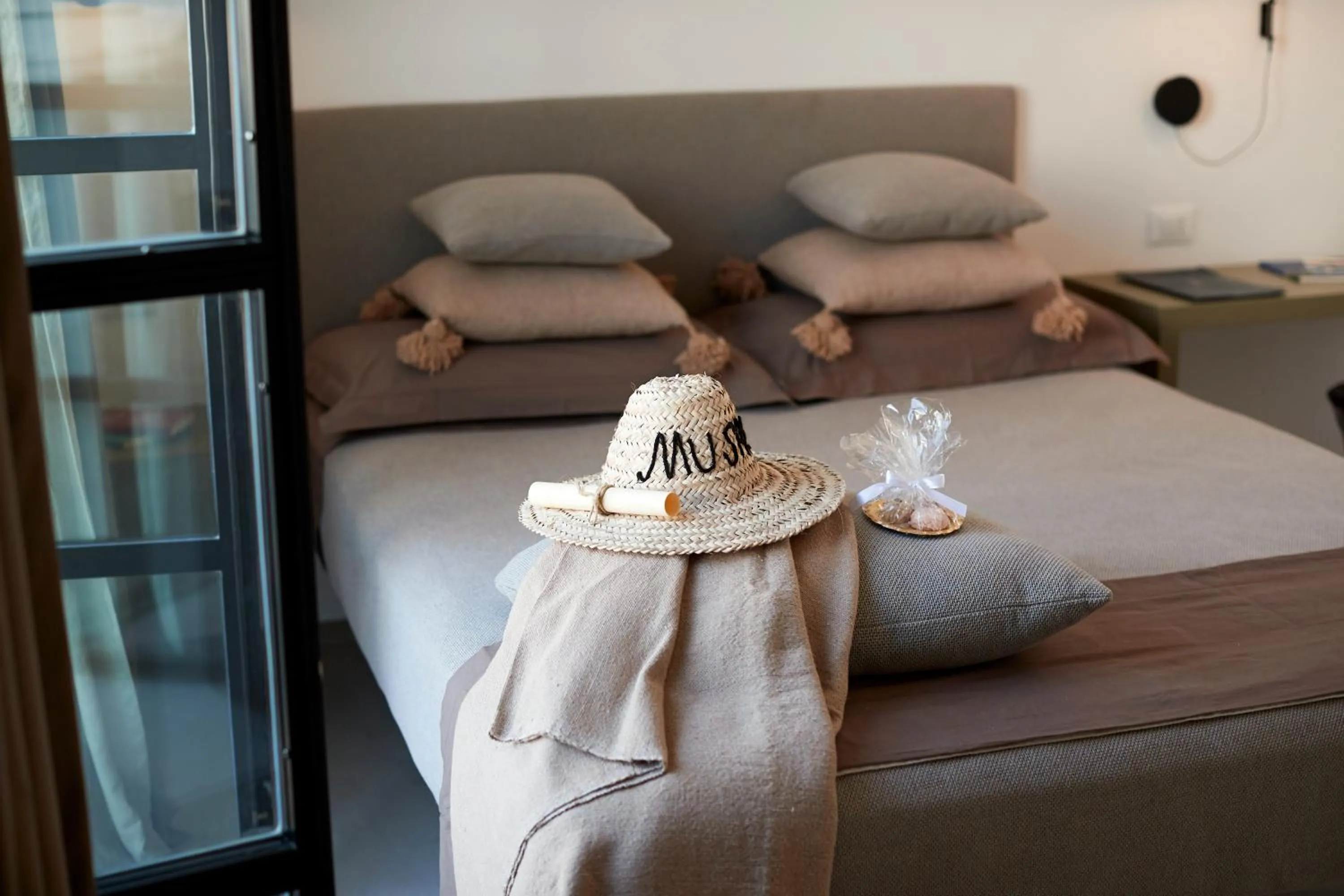 Bed in Musae Relais & SPA