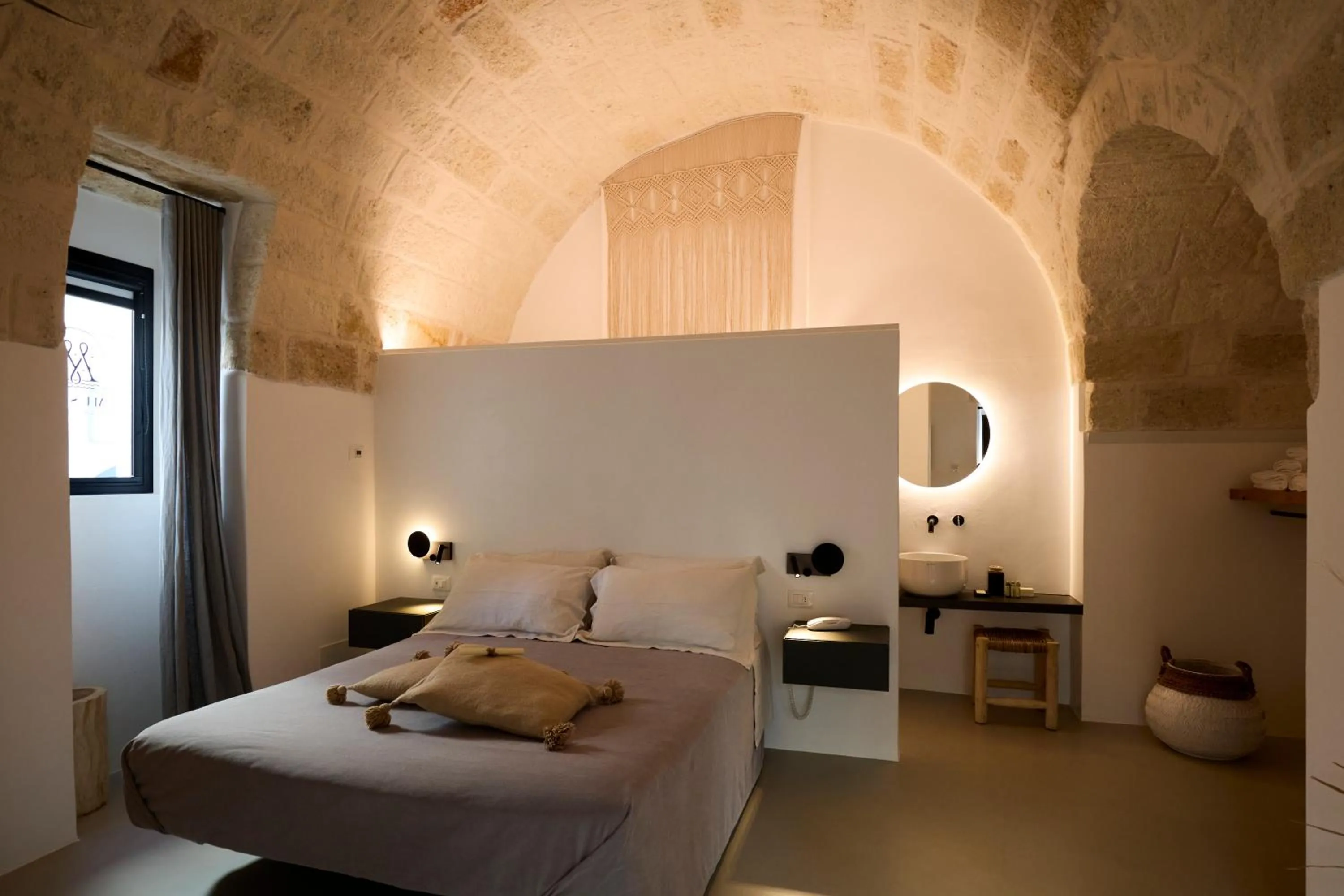 Bed in Musae Relais & SPA