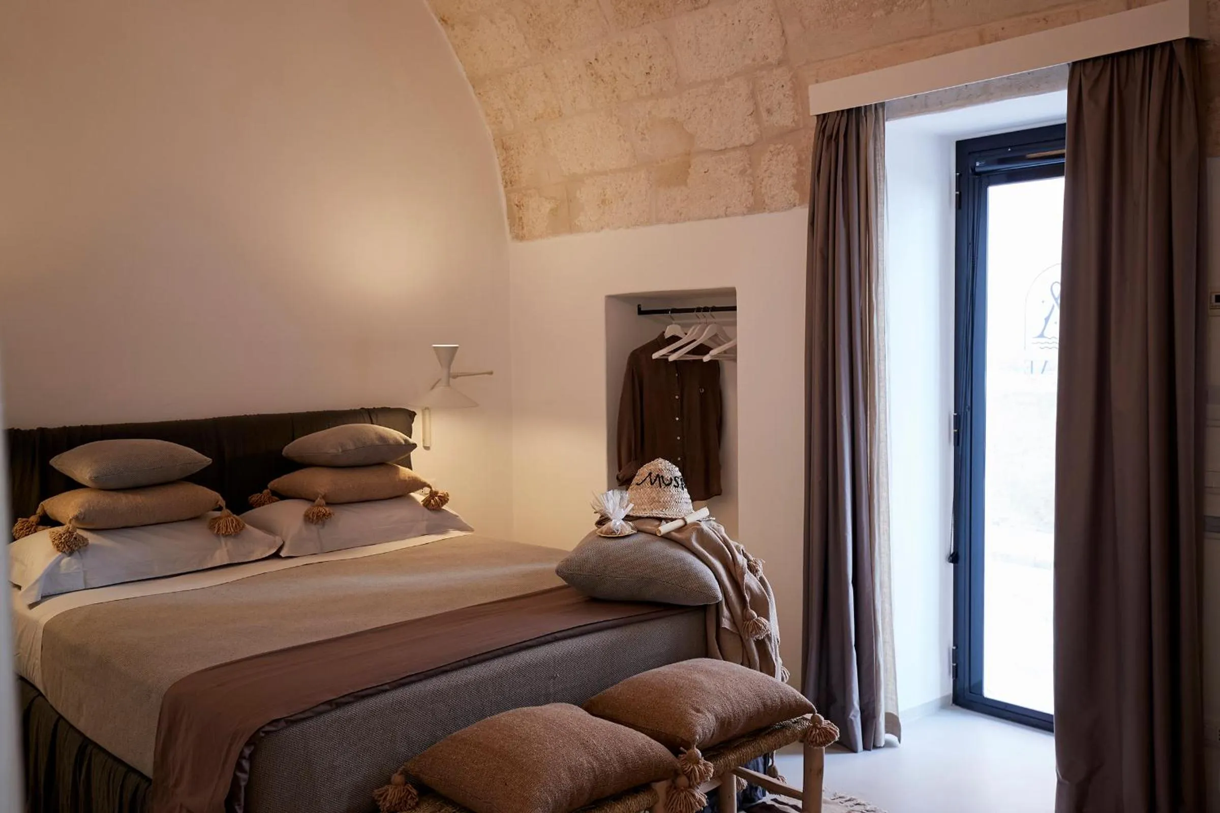 Bed in Musae Relais & SPA