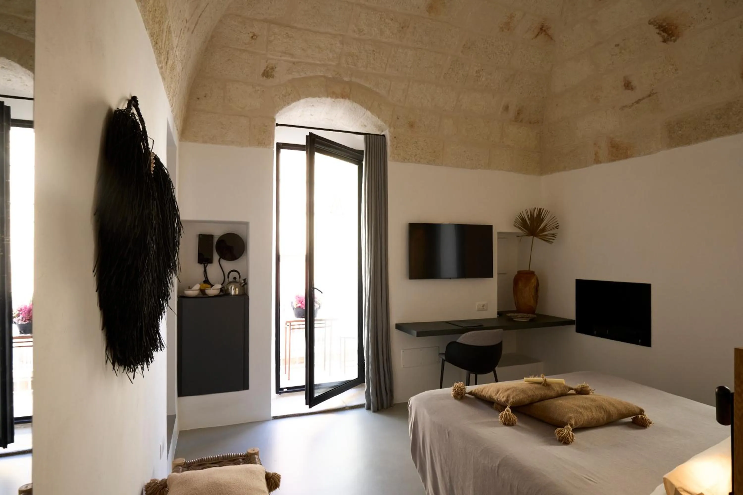 Bed in Musae Relais & SPA