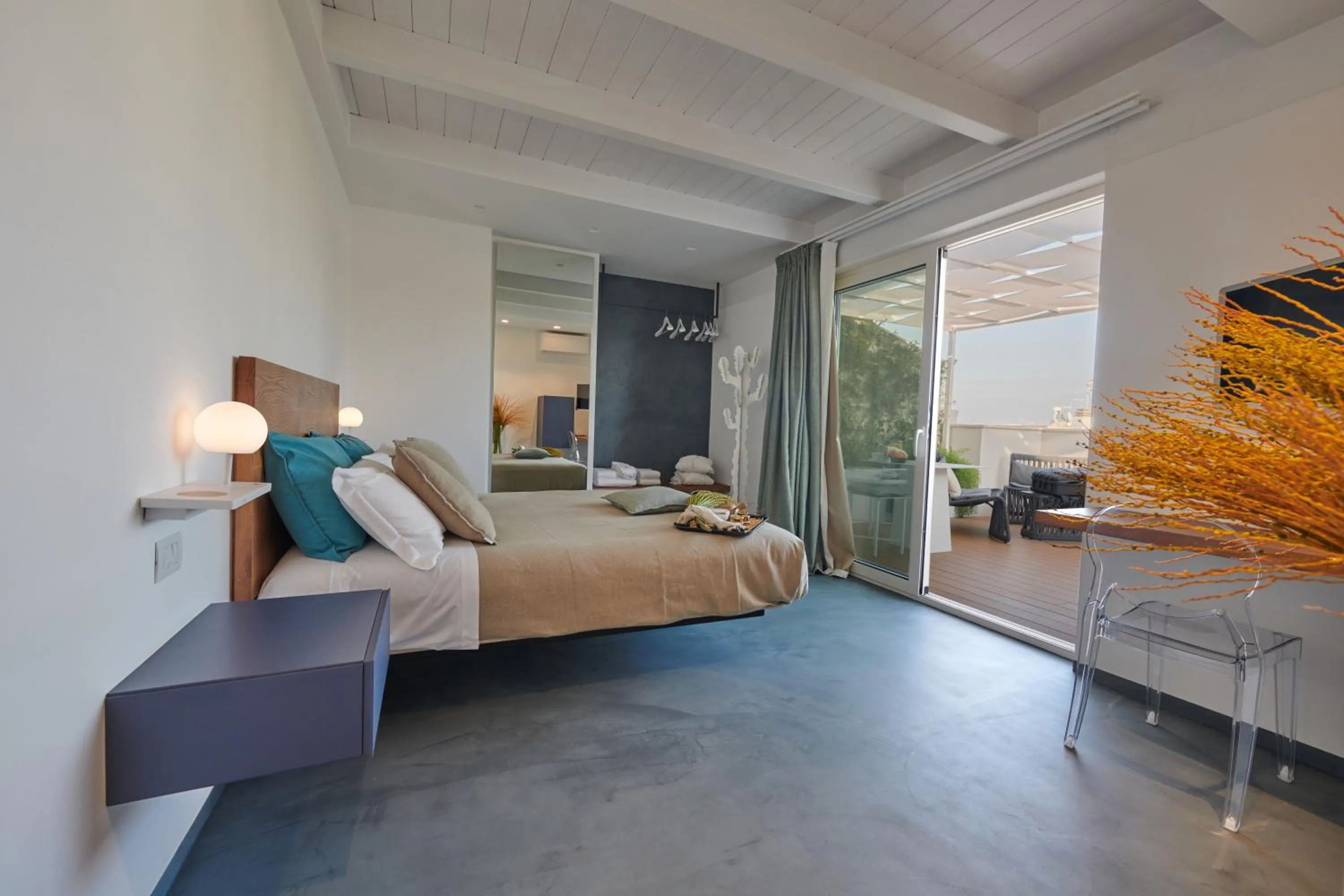 Bed in Musae Relais & SPA