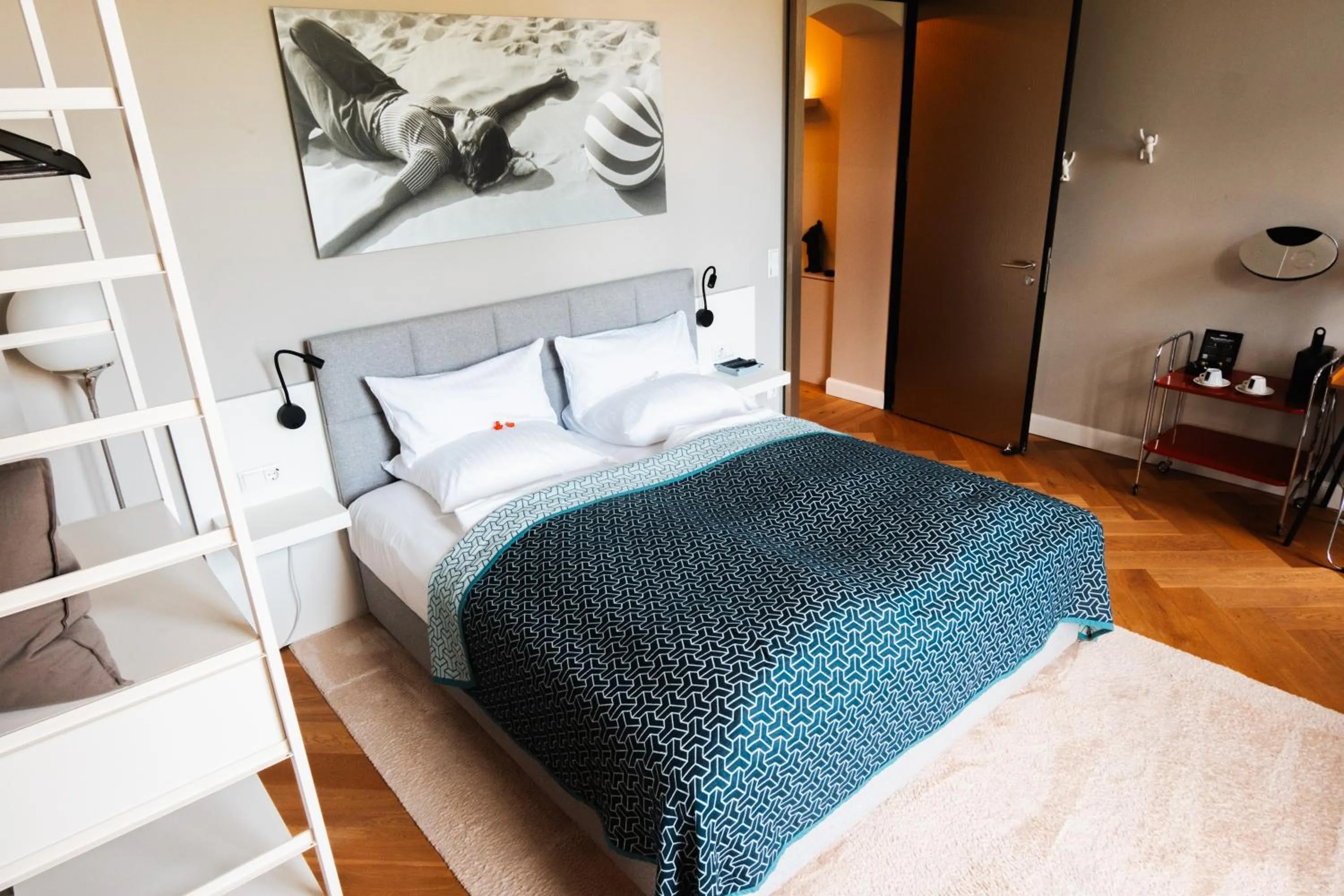 Bed in Villa Glanzstoff