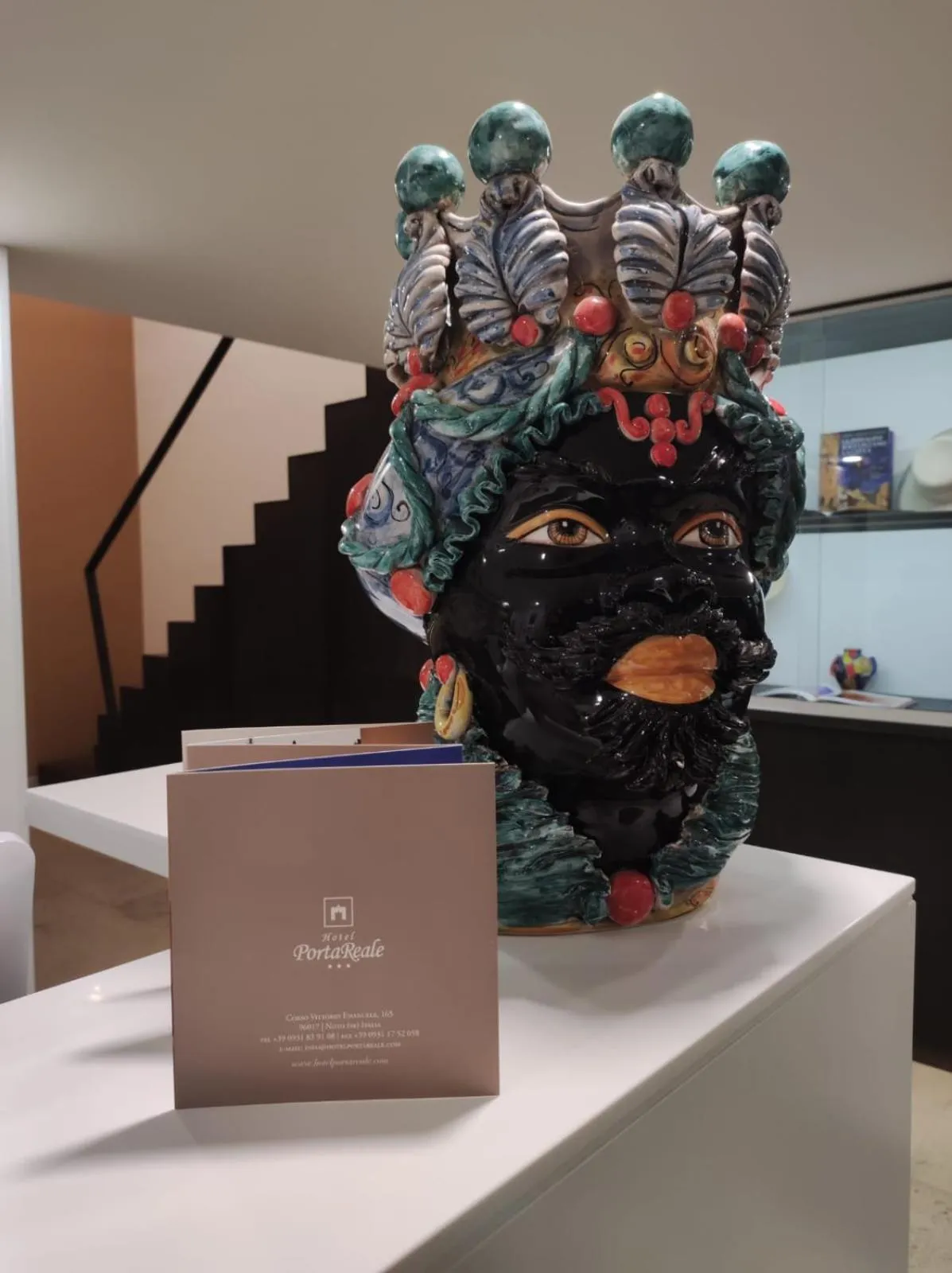 Lobby or reception in Hotel Porta Reale