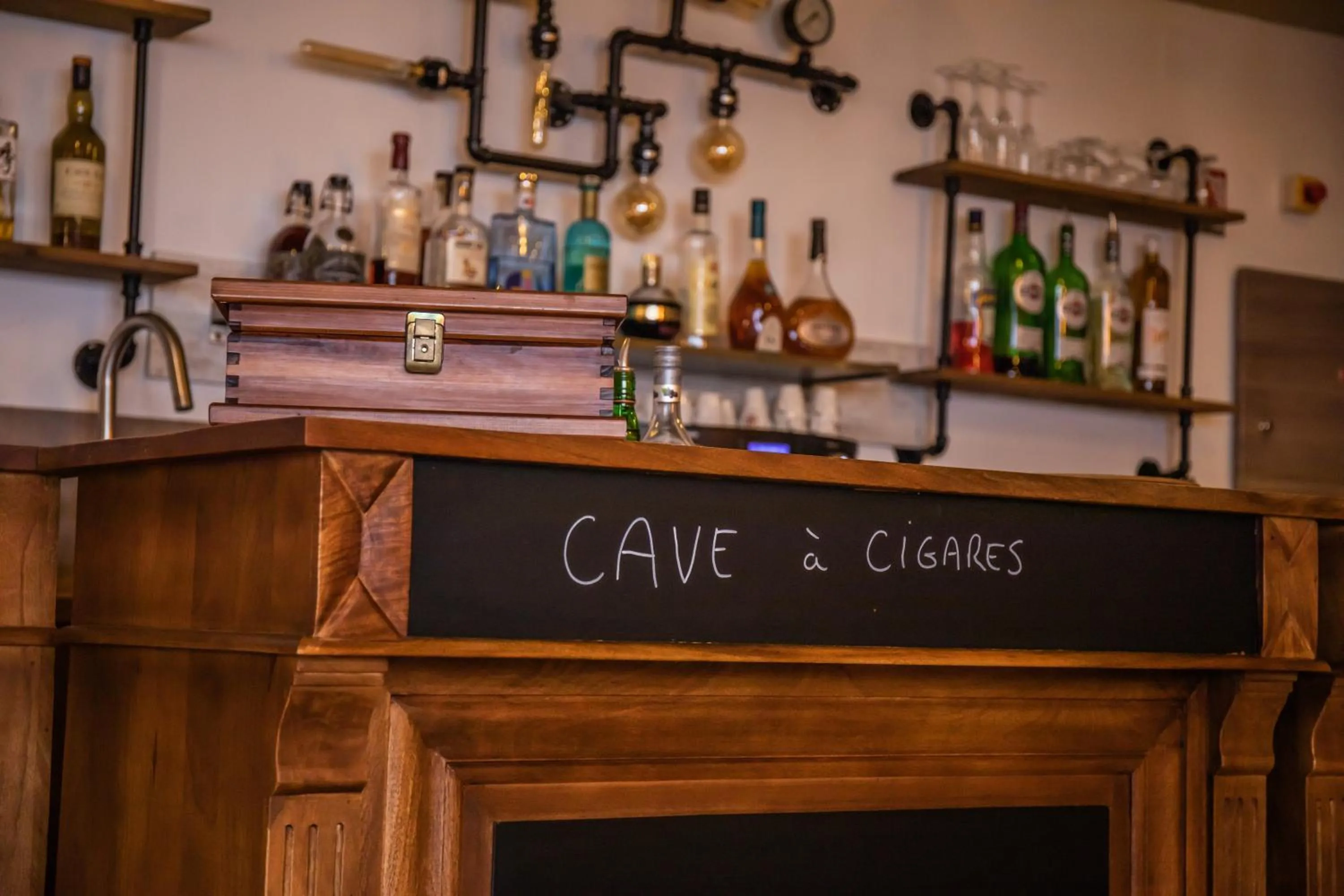 Lounge or bar in Auberge Sainte Marguerite