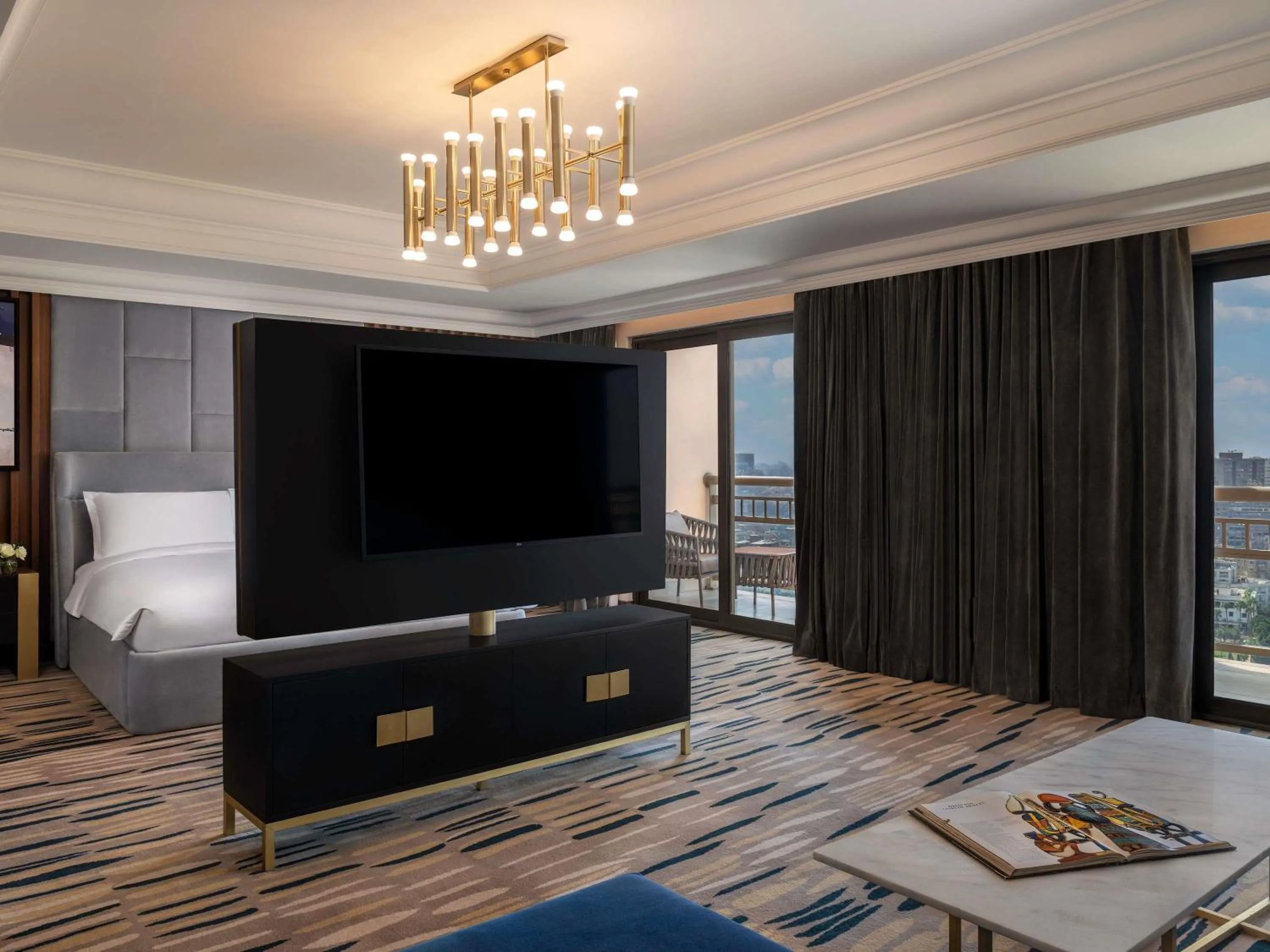 Bedroom, Bed in Sofitel Cairo Downtown Nile