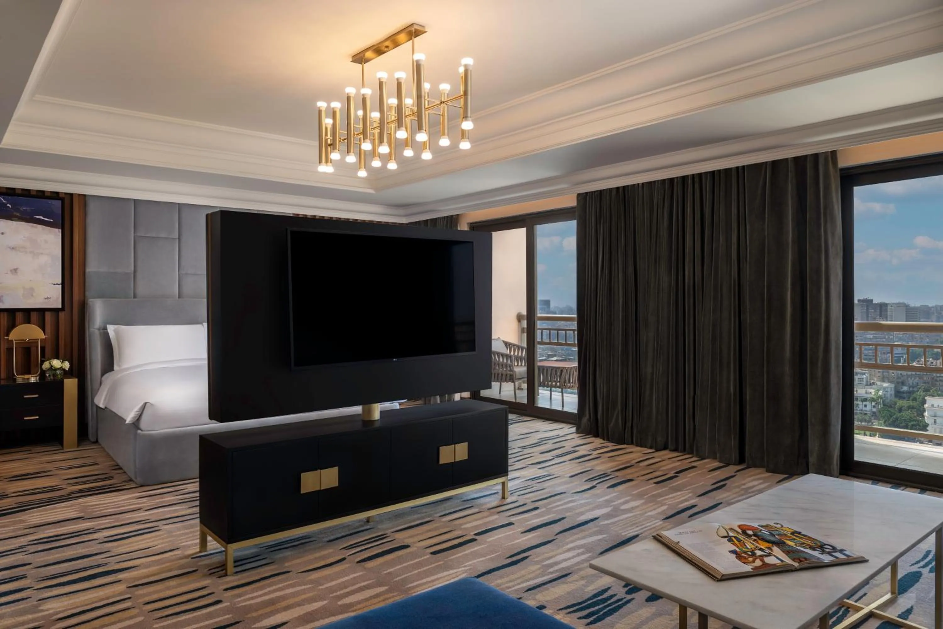 Bedroom in Conrad Cairo Hotel & Casino