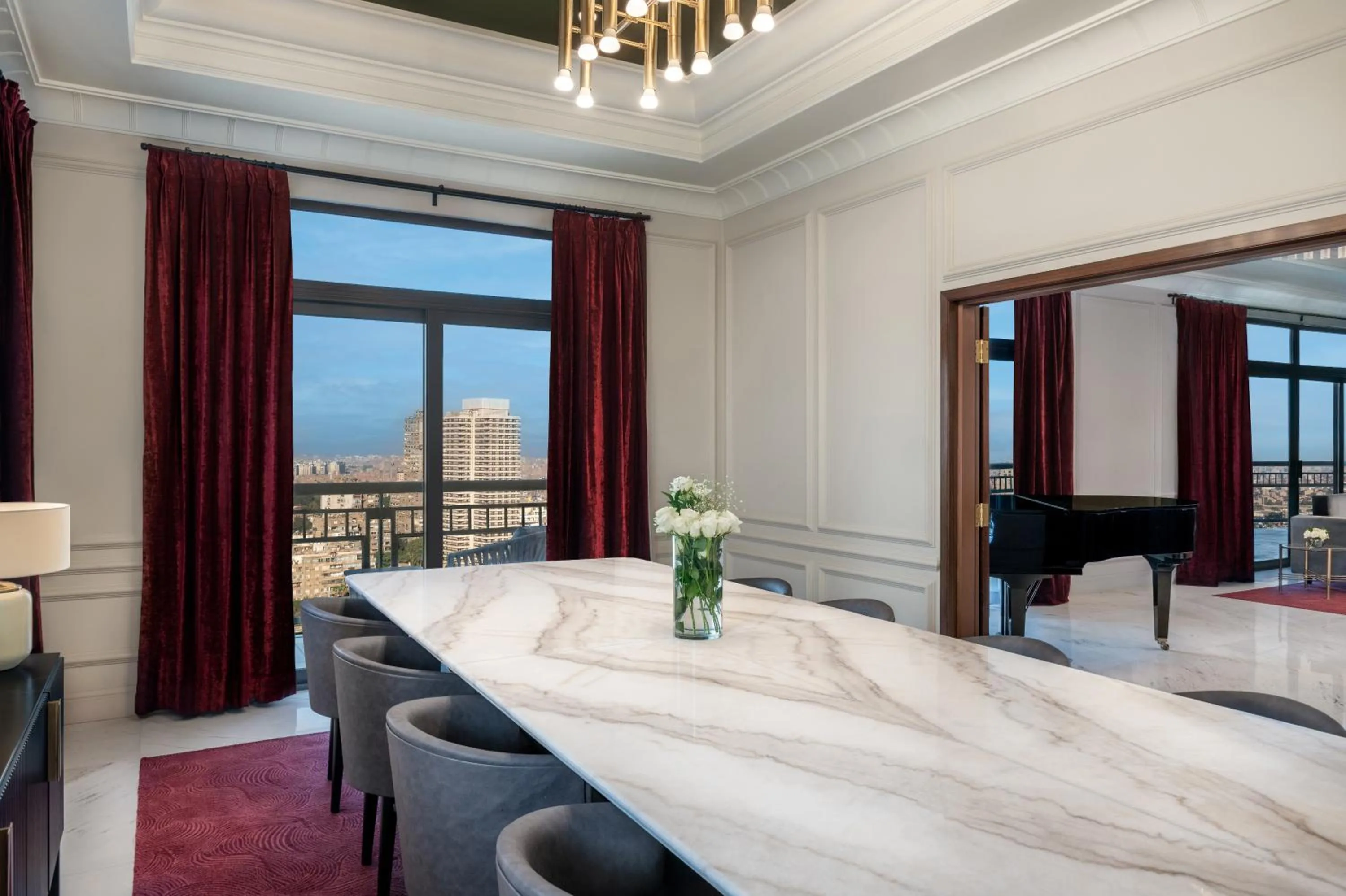 Dining area in Conrad Cairo Hotel & Casino