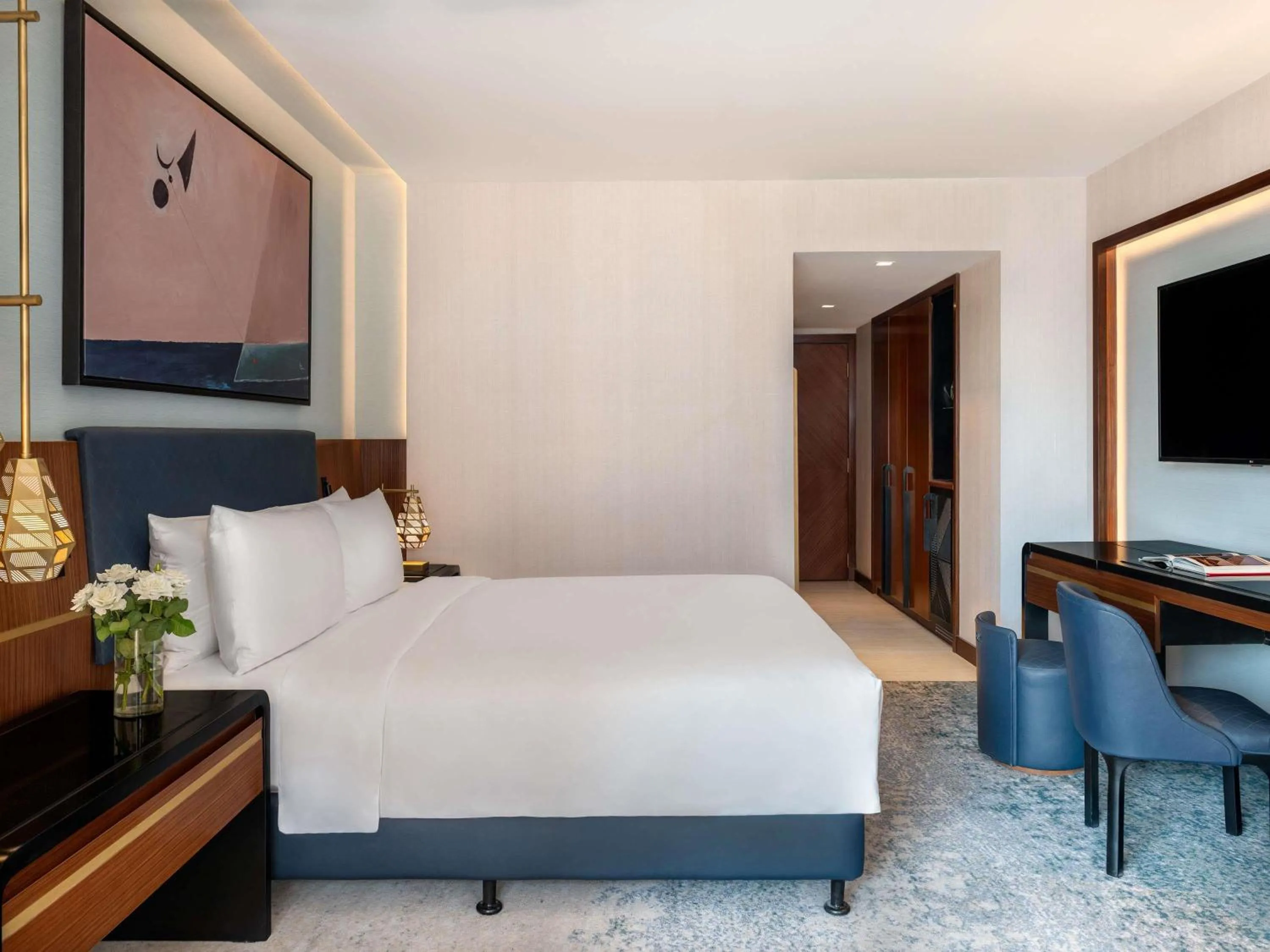 Bedroom, Bed in Sofitel Cairo Downtown Nile