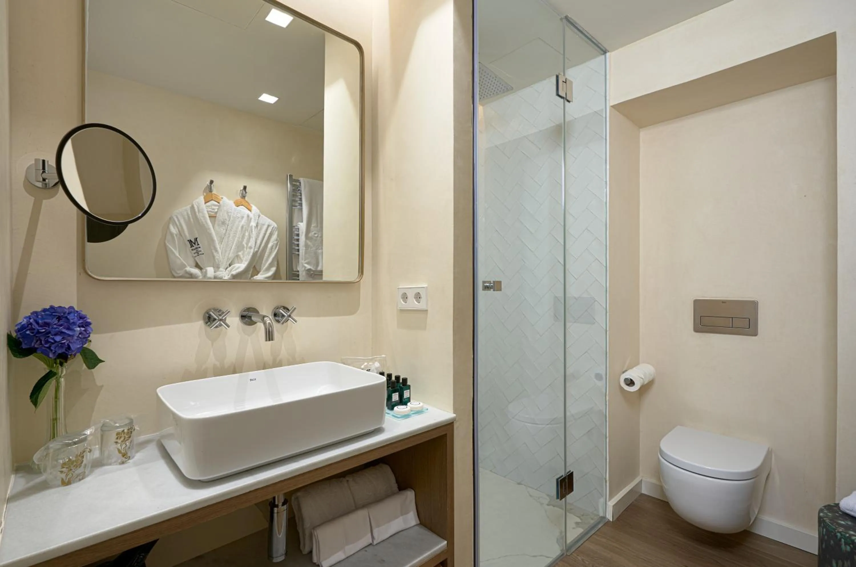 Shower in Suites Murillo Plaza Sta. Cruz