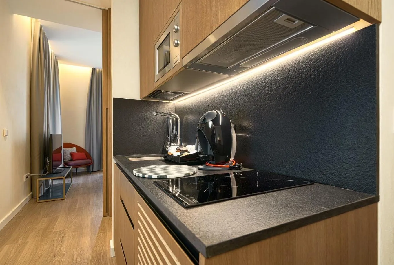 kitchen in Suites Murillo Plaza Sta. Cruz