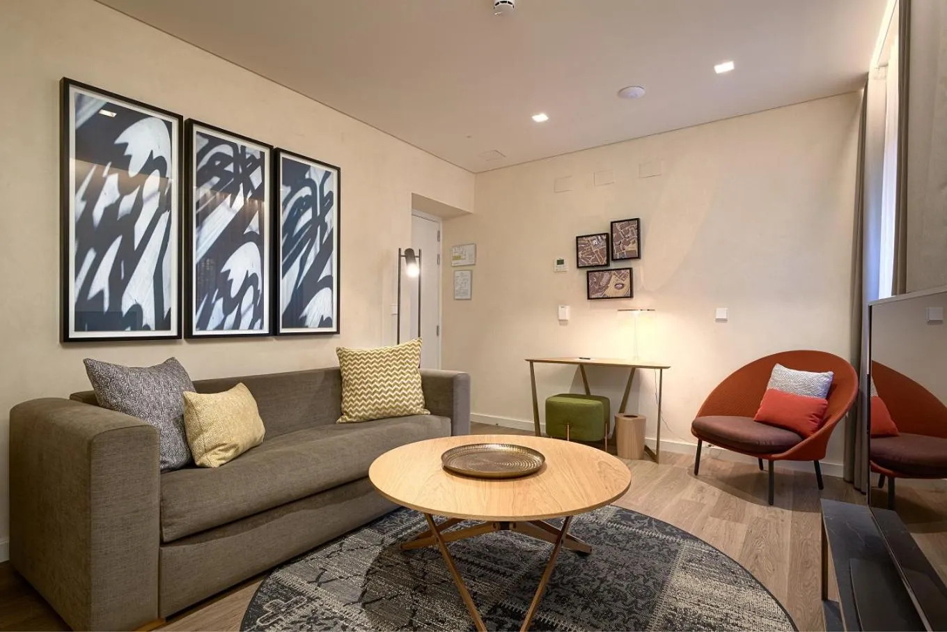 Living room in Suites Murillo Plaza Sta. Cruz