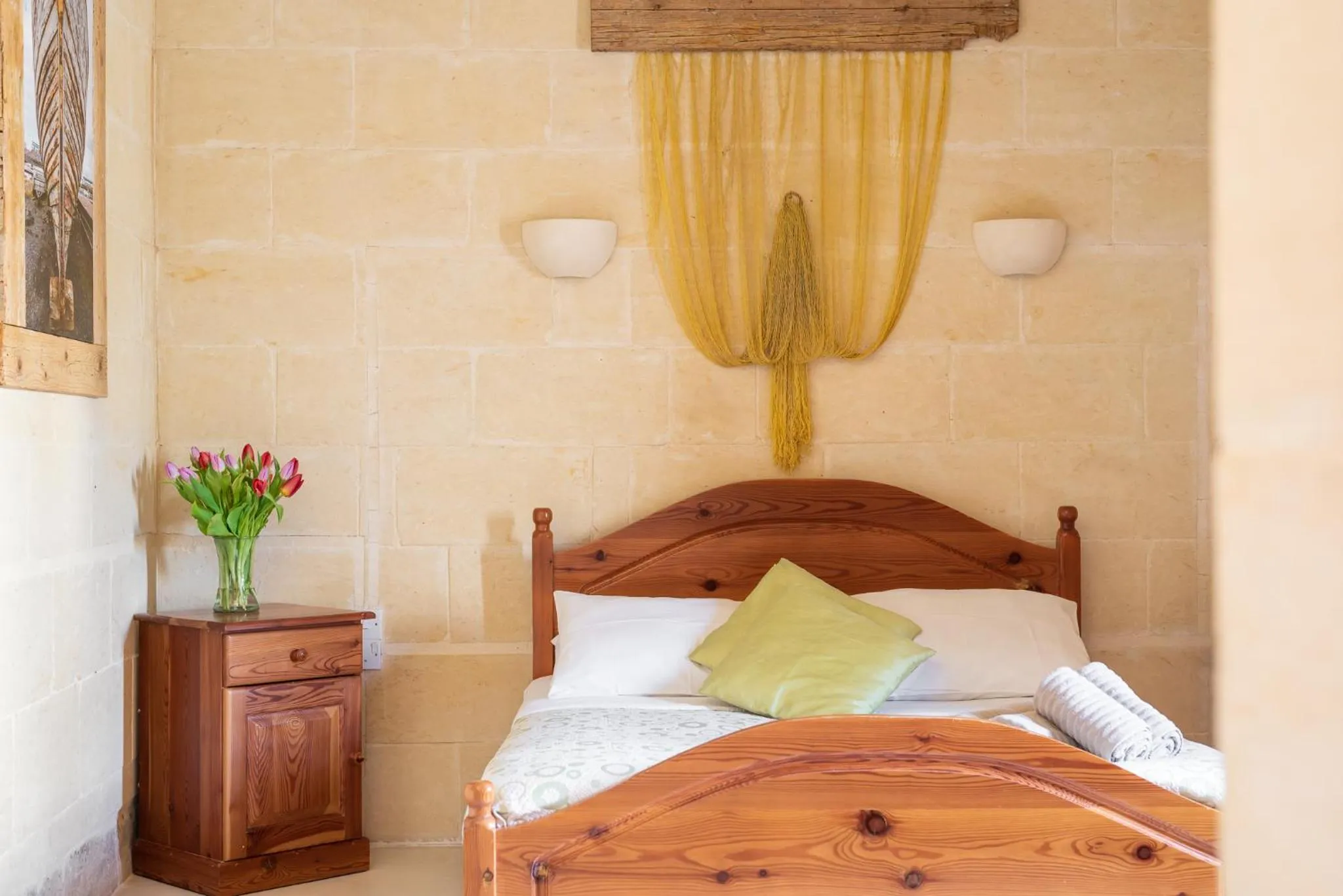 Bed in Mood Farmhouse B&B