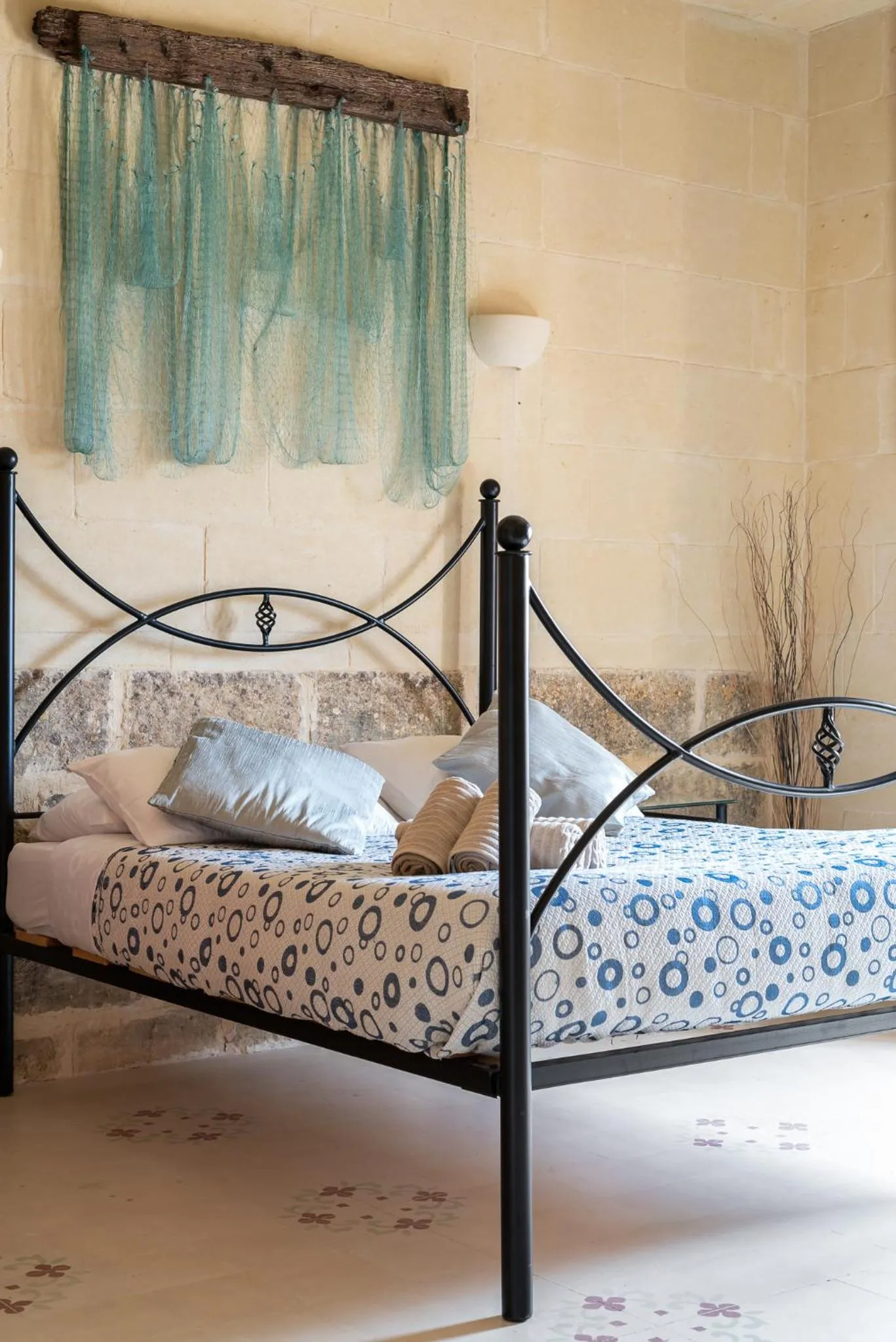 Bed in Mood Farmhouse B&B