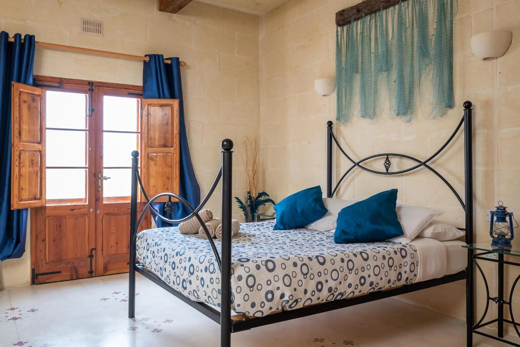 Bed in Mood Farmhouse B&B