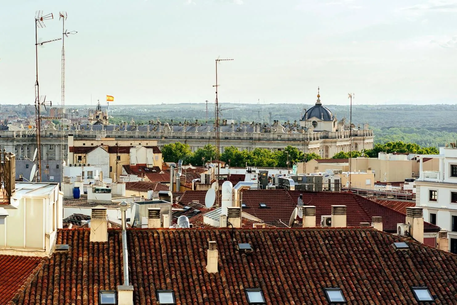 City view in The First One Madrid Preciados